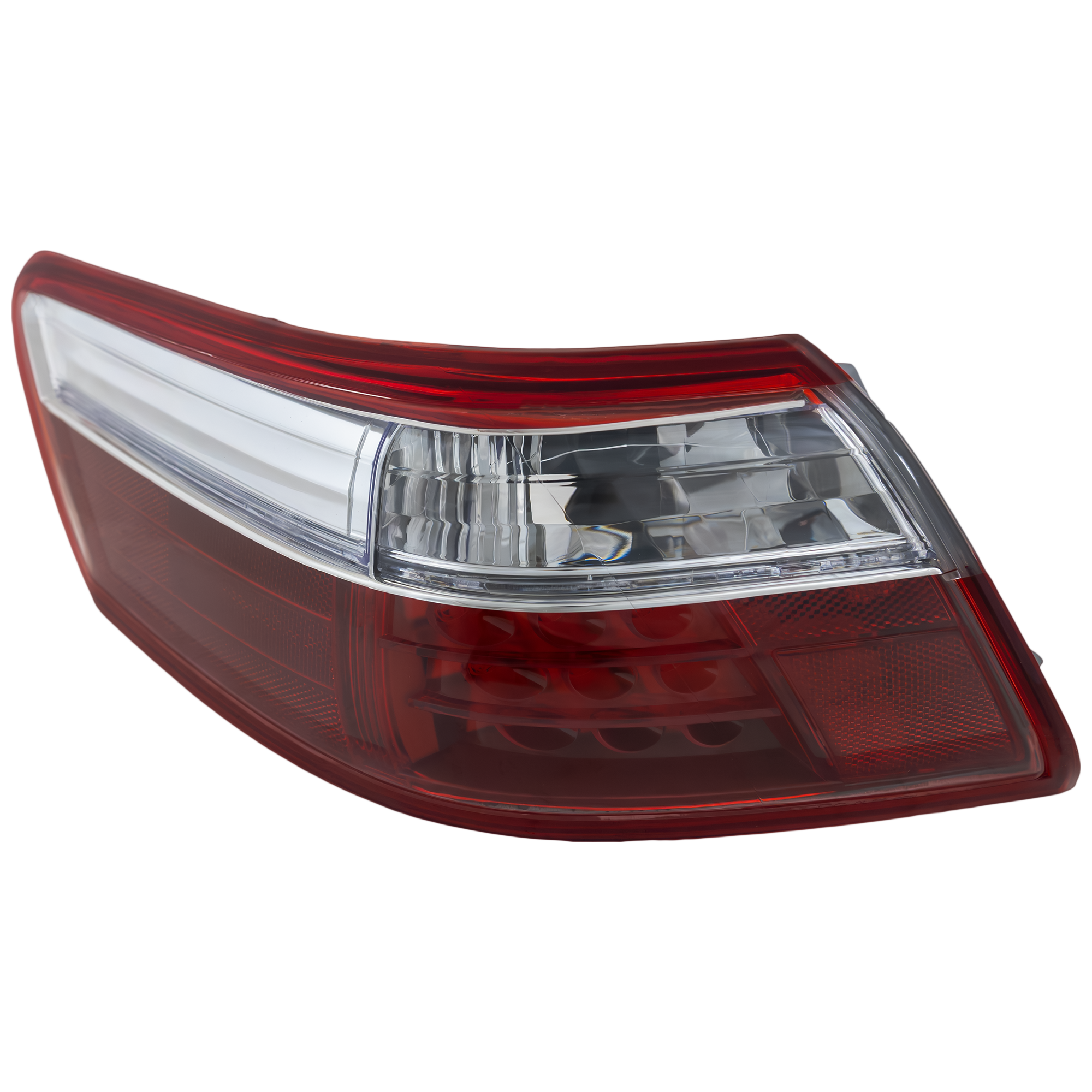 AM CAMRY 07-09 TAIL LAMP LH Outer Lens and Housing LED Hybrid Model Japan USA Built Vehicle SKU REPT730106 Partslink TO2804103 OEM 8156133490