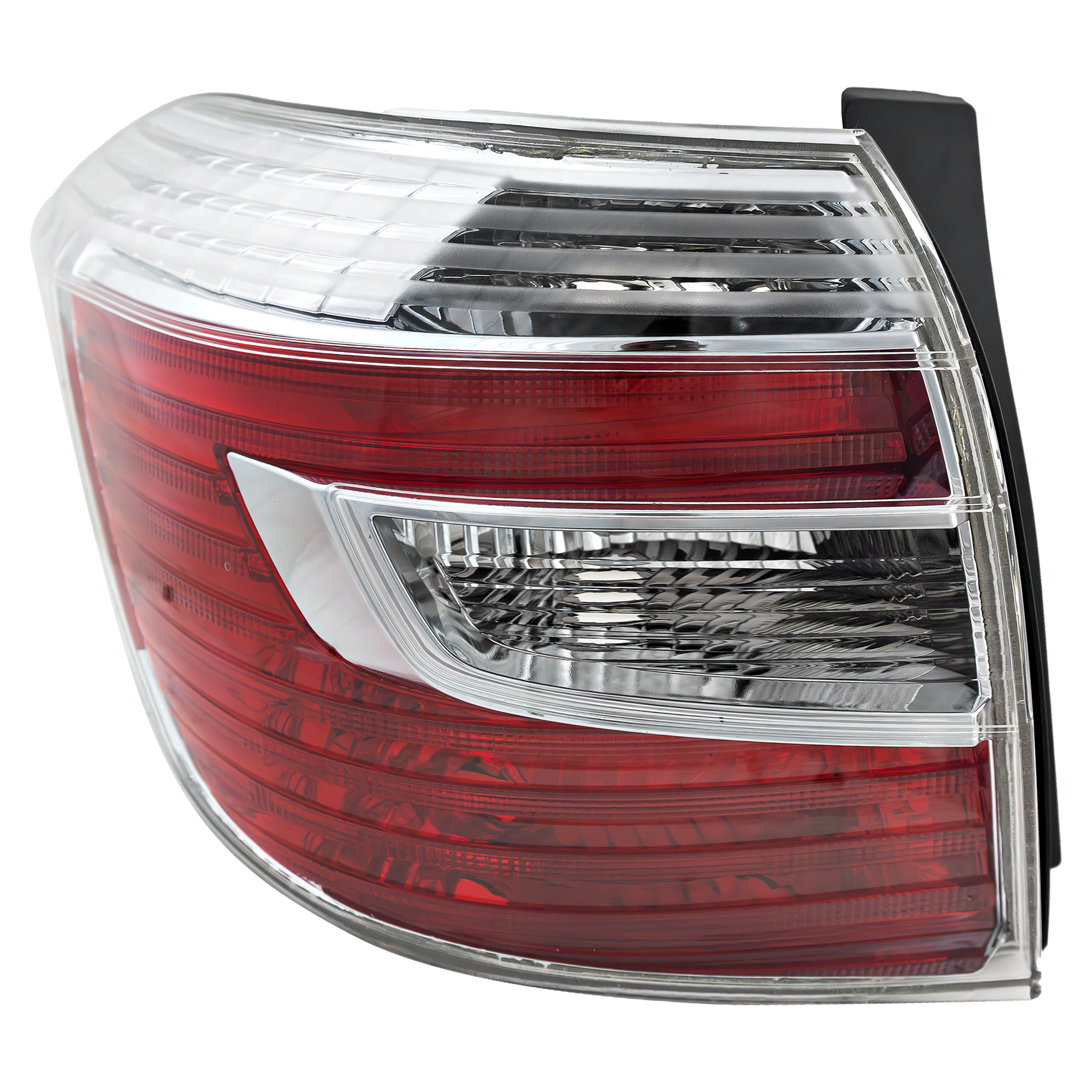 AM HIGHLANDER 08-10 TAIL LAMP LH Lens and Housing Clear and Red Lens Hybrid Model SKU REPT730114 Partslink TO2818139 OEM 8156148200