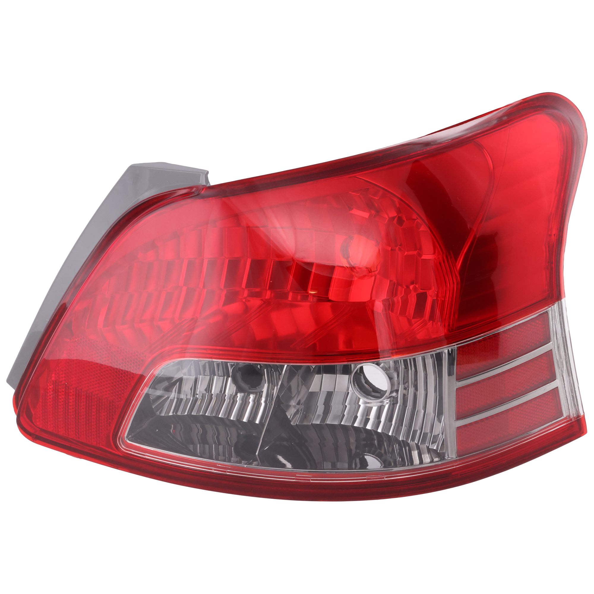 AM YARIS 07-11 TAIL LAMP RH Lens and Housing S Mdl 07-09 Base Mdl 10-11 w Sprt Pkg Sdn SKU REPT730117 Partslink TO2819140 OEM 8155152770