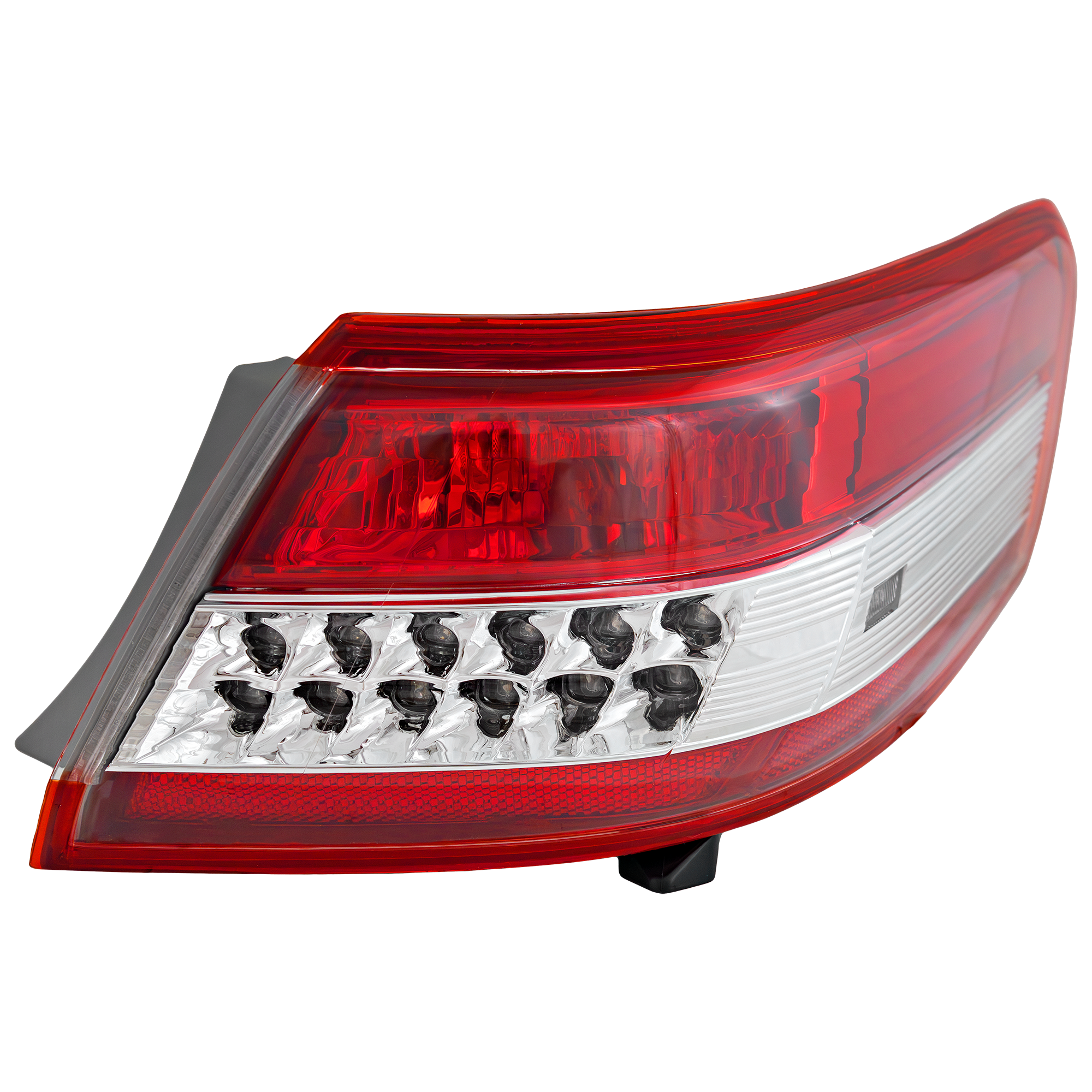 AM CAMRY 10-11 TAIL LAMP RH Outer Assembly Halogen Exc. Hybrid Models USA Built Vehicle SKU REPT730121 Partslink TO2805106 OEM 8155006340