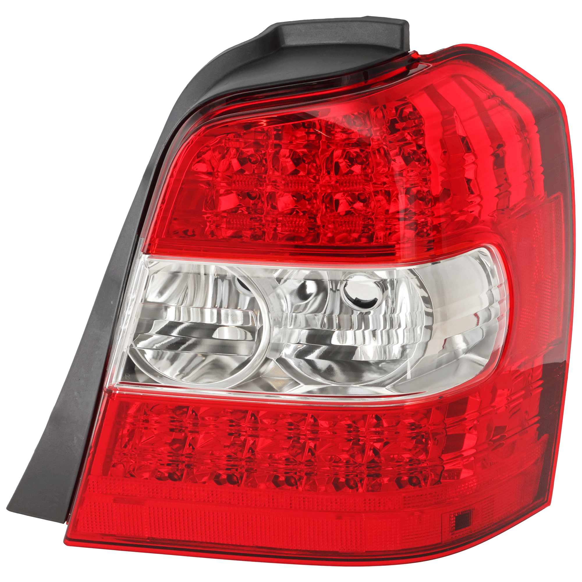 AM HIGHLANDER 06-07 TAIL LAMP RH Lens and Housing Halogen Clear and Red Lens Hybrid Model SKU REPT730147 Partslink TO2801162 OEM 8155148130