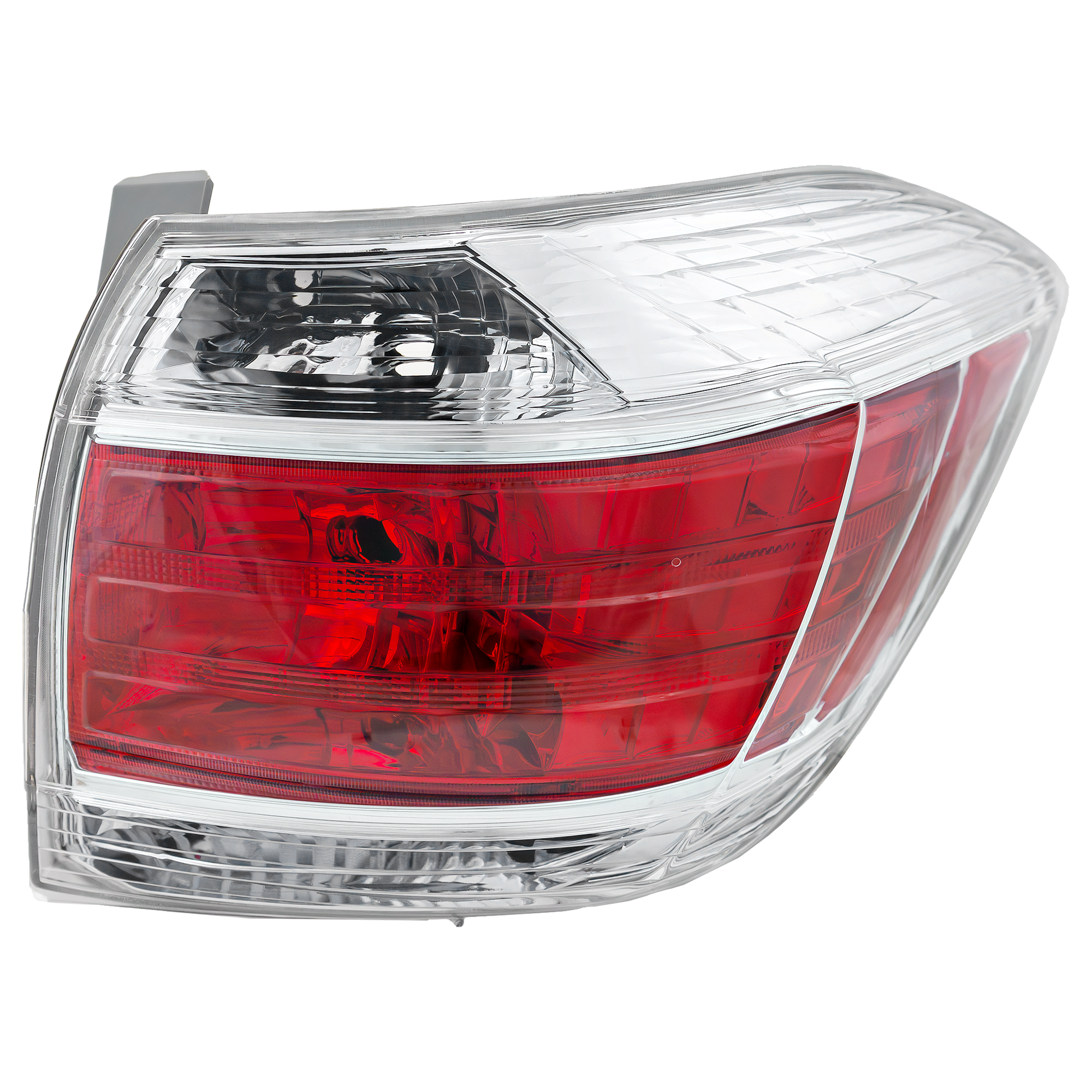 AM HIGHLANDER 11-13 TAIL LAMP RH Lens and Housing Clear and Red Lens Hybrid Model SKU REPT730153 Partslink TO2819149 OEM 8155148270