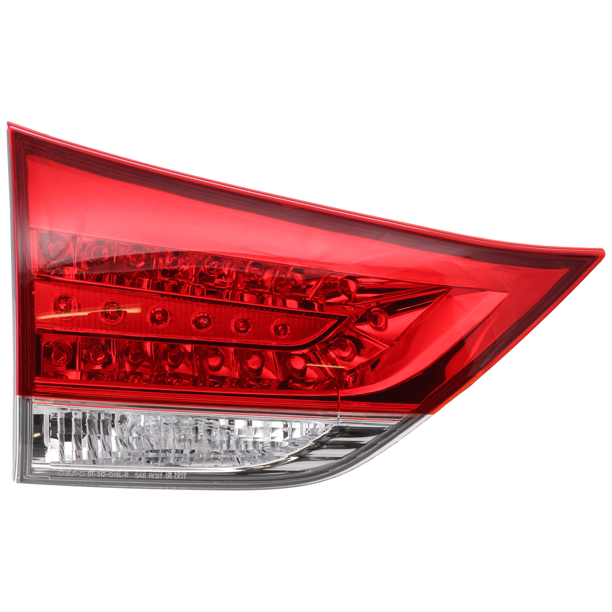 AM SIENNA 12-14 TAIL LAMP LH Inner Assembly Exc. SE Model From 10-11 CAPA SKU REPT730320Q Partslink TO2802125C OEM 8159008011