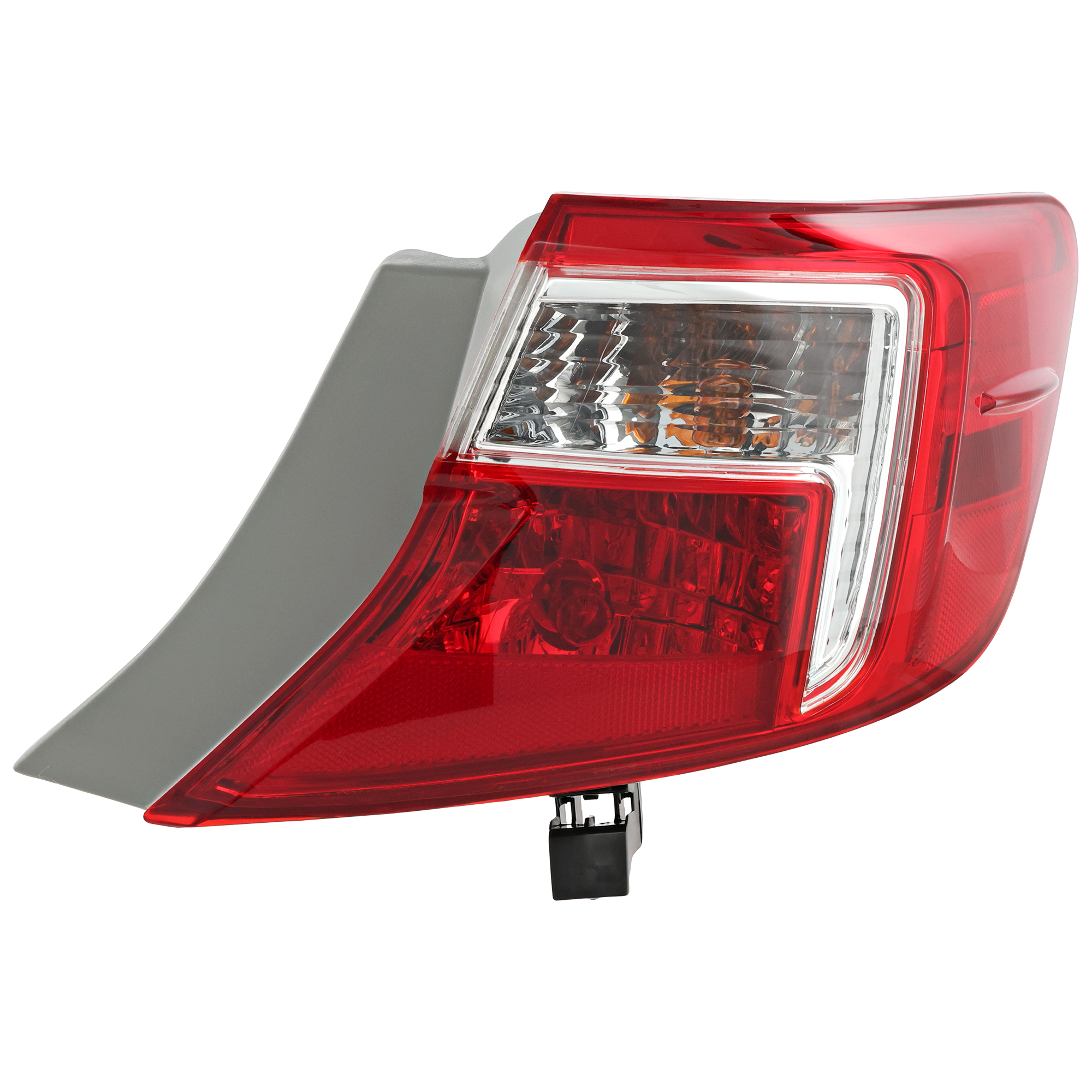 AM CAMRY 12-14 TAIL LAMP RH Outer Assembly Red and Clear Lens SKU REPT730329 Partslink TO2805114 OEM 8155006470
