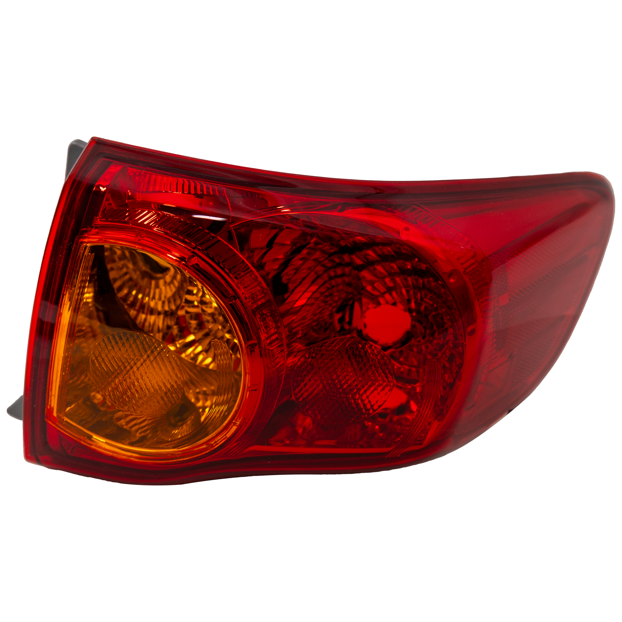 AM COROLLA 09-10 TAIL LAMP RH Outer Lens and Housing Halogen Japan Built Vehicle CAPA SKU REPT730375Q Partslink TO2805113C OEM 8155112A50