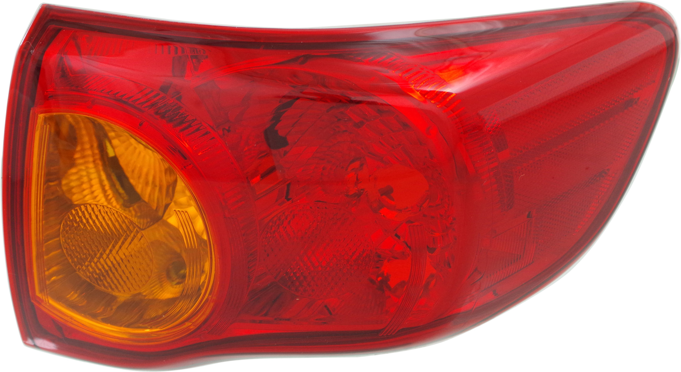 AM COROLLA 09-10 TAIL LAMP RH Outer Lens and Housing Halogen Japan Built Vehicle SKU REPT730375 Partslink TO2805113 OEM 8155112A50