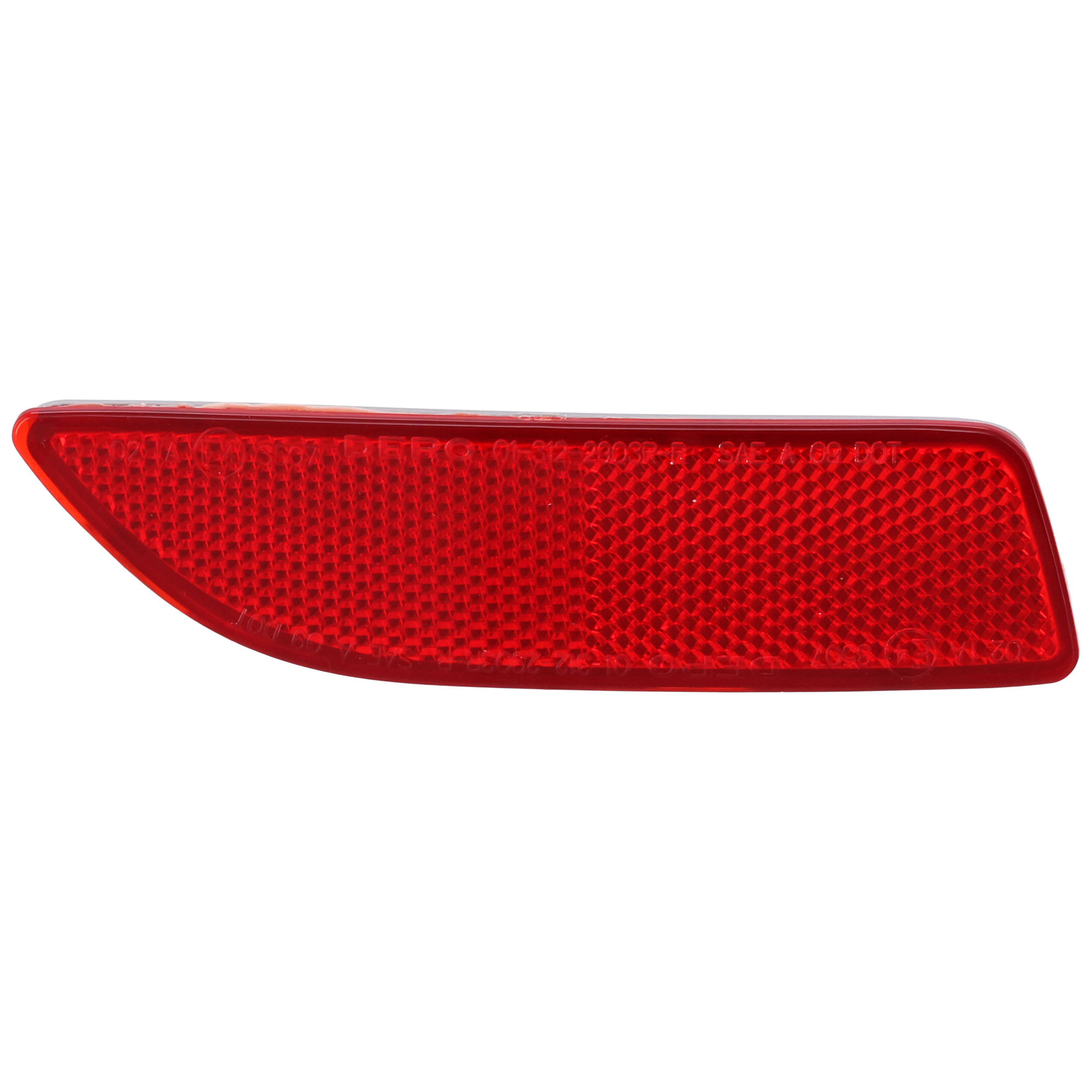 AM COROLLA 11-13 REAR BUMPER REFLECTOR RH North America Built Vehicle CAPA SKU REPT734901Q Partslink TO1185102C OEM 8191002130