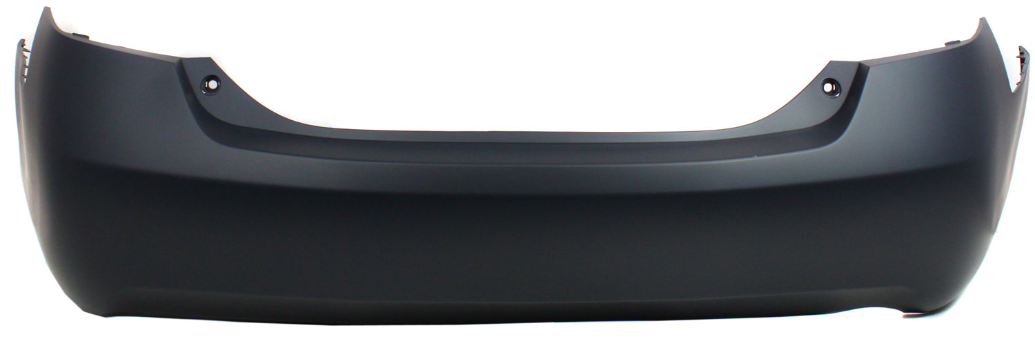AM CAMRY 07-11 REAR BUMPER COVER Primed w Single Exhaust Hole Hybrid Model USA Built CAPA SKU REPT760107PQ Partslink TO1100274C OEM 5215906952