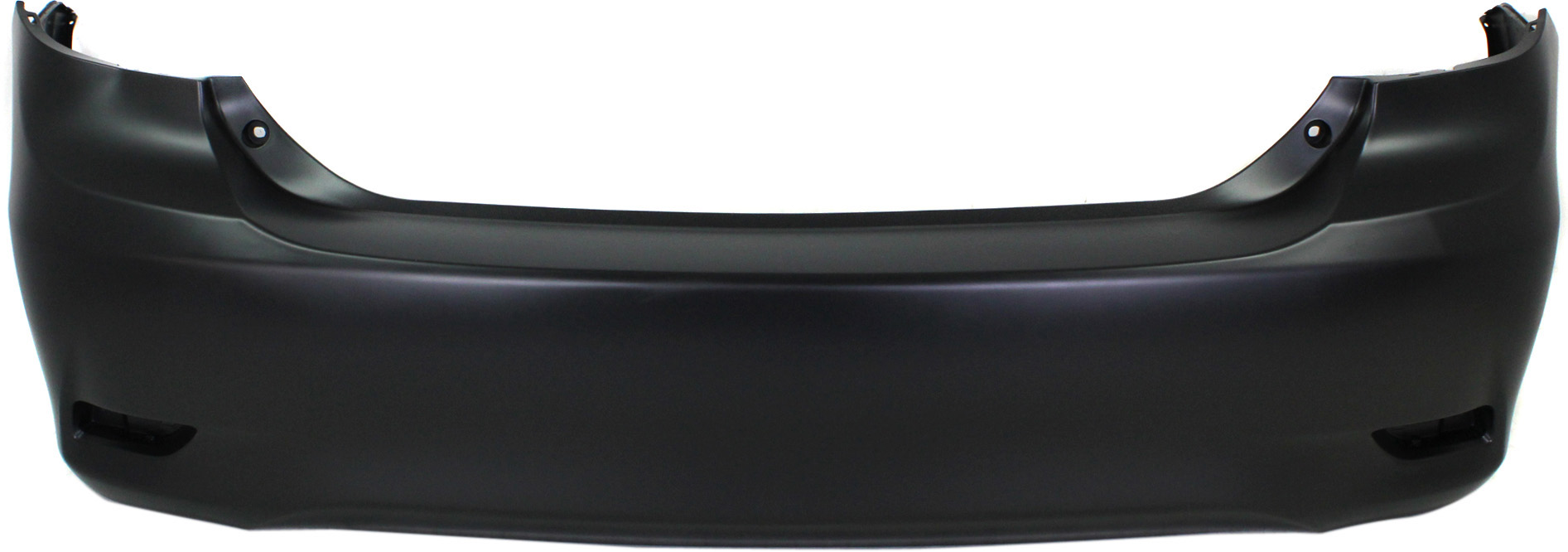 AM COROLLA 11-13 REAR BUMPER COVER Primed w o Spoiler Holes Base CE L LE Models North America Built Vehicle CAPA SKU REPT760136Q Partslink TO1100287C OEM 5215902977