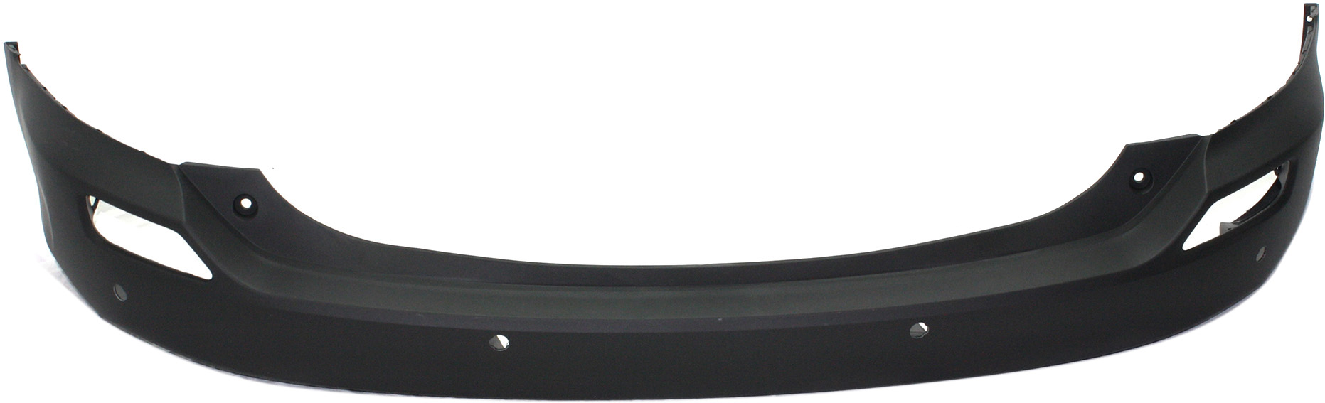 AM RAV4-13-15 REAR BUMPER COVER Textured Dark Gray w Parking Aid Snsr Holes Exc. EV Model CAPA SKU REPT760152Q Partslink TO1100308C OEM 521500R120