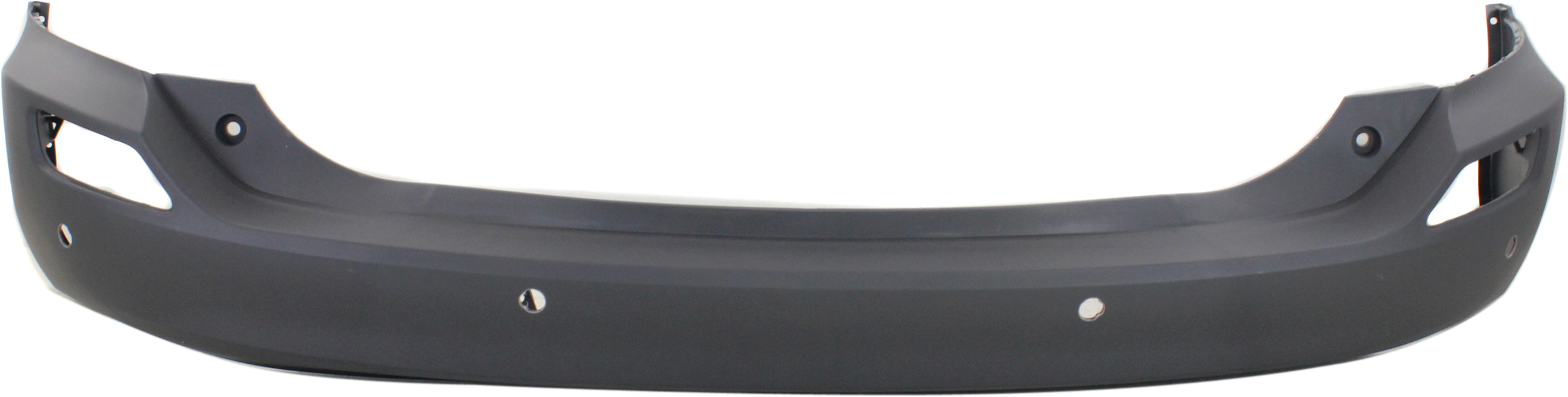 AM RAV4-13-15 REAR BUMPER COVER Textured Dark Gray w Parking Aid Snsr Holes Exc. EV Model SKU REPT760152 Partslink TO1100308 OEM 521500R120