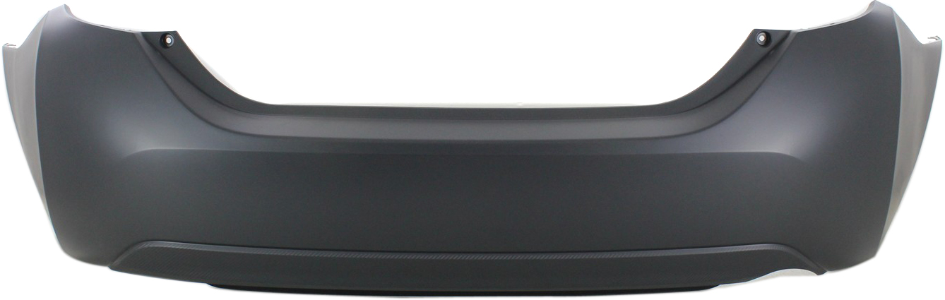 AM COROLLA 14-19 REAR BUMPER COVER Upper Primed Lower Textured CAPA SKU REPT760154PQ Partslink TO1100309C OEM 5215903901