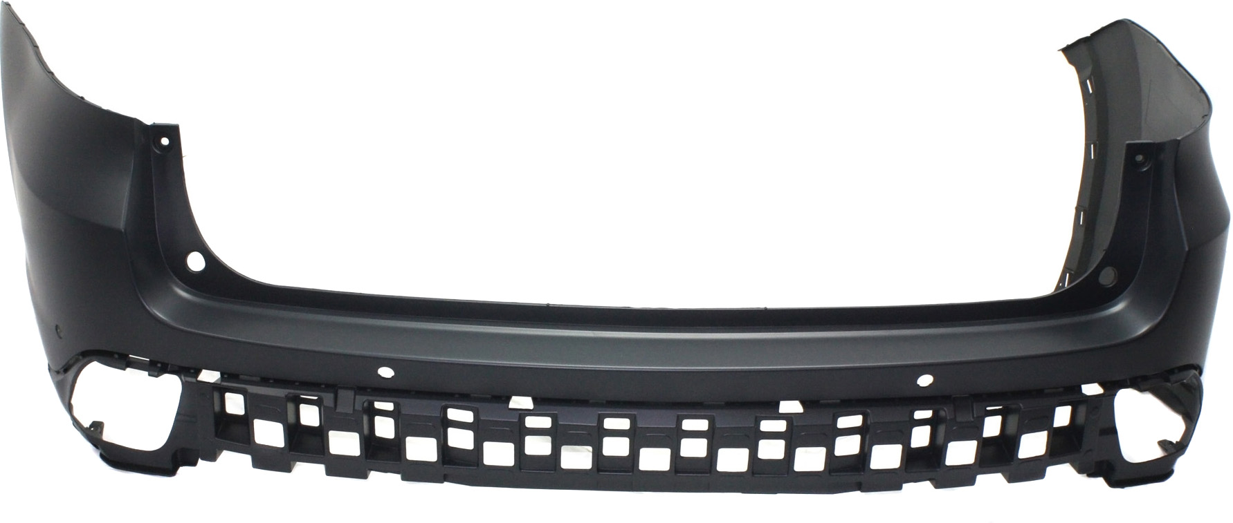 AM HIGHLANDER 14-16 REAR BUMPER COVER Upper Primed w Object Sensor Holes SKU REPT760157P Partslink TO1114101 OEM 521590E912