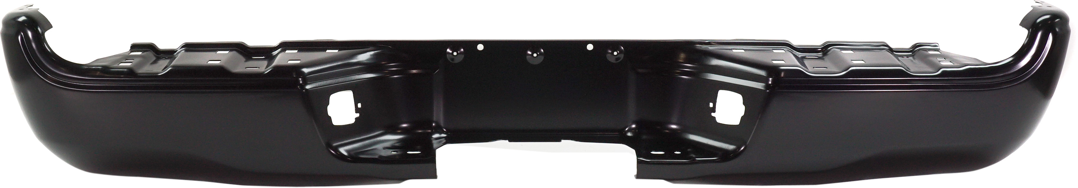 AM TACOMA 05-15 STEP BUMPER FACE BAR ONLY w o Pad w Pad Provision w o Mounting Bracket Powdercoated Black w o SR5 Pkg. Fleetside SKU REPT760902 Partslink TO1102241 OEM 5215104051