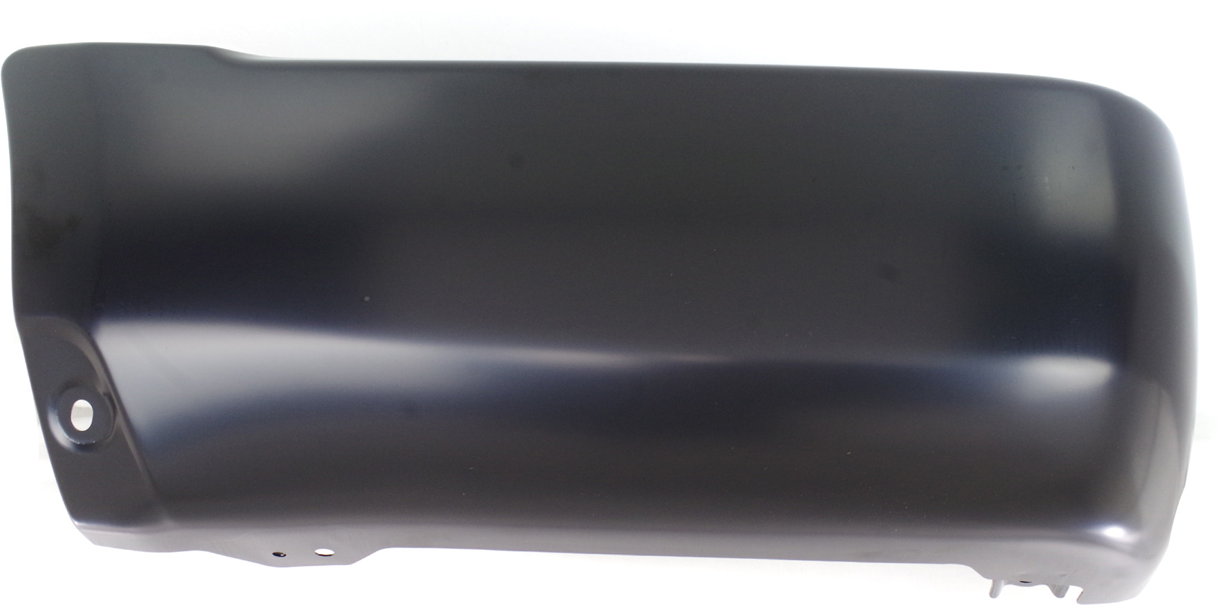 AM 4RUNNER 99-02 REAR BUMPER END LH Outer PTM Steel w o Fender Flares Base SR5 Models SKU REPT761106 Partslink TO1104112 OEM 5210735900