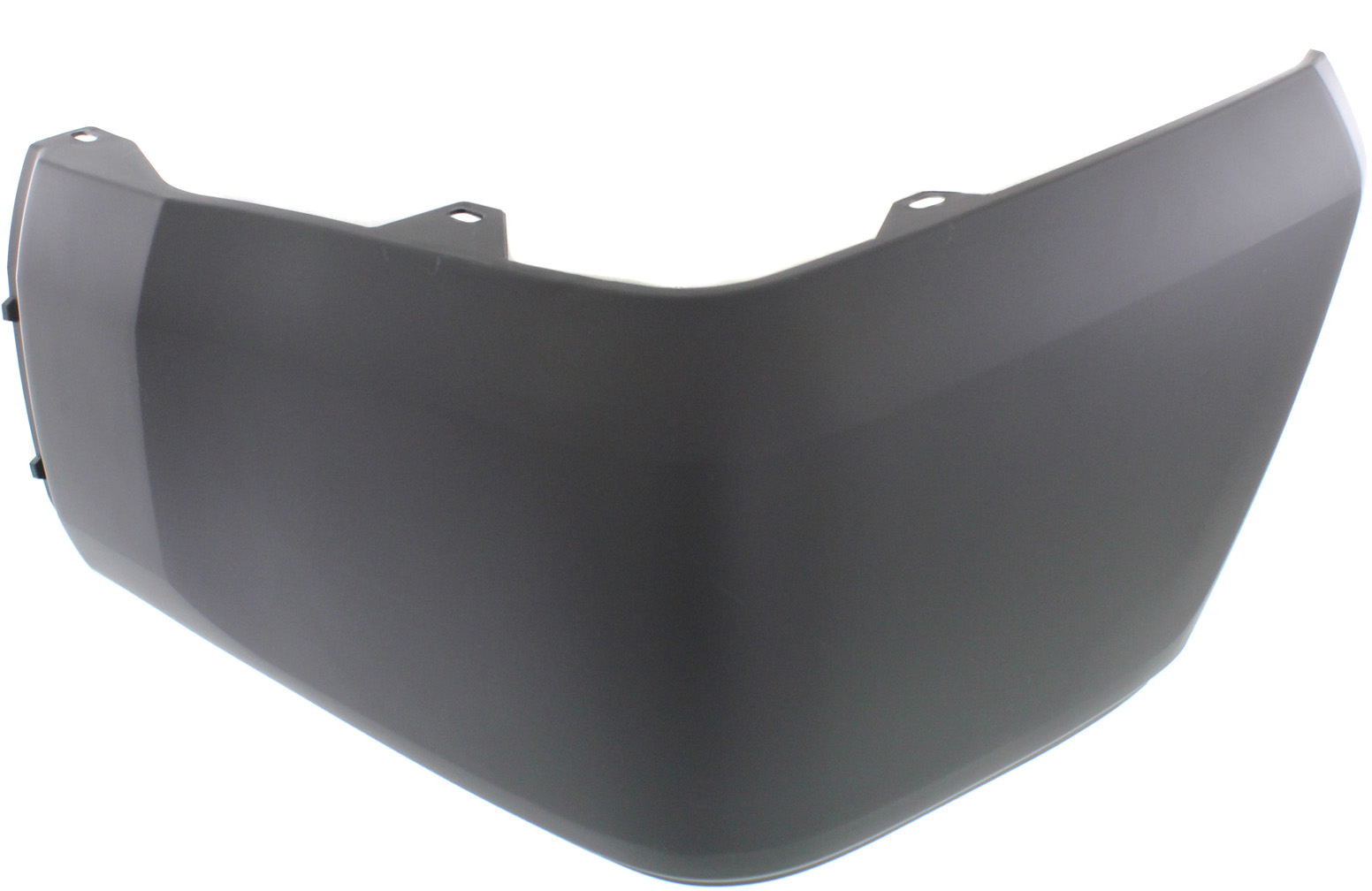 AM TUNDRA 14-21 REAR BUMPER END LH Extension Cover Textured Plastic Resin Type w o Park Assist Sensor Holes SKU REPT761118 Partslink TO1116108 OEM 521560C030