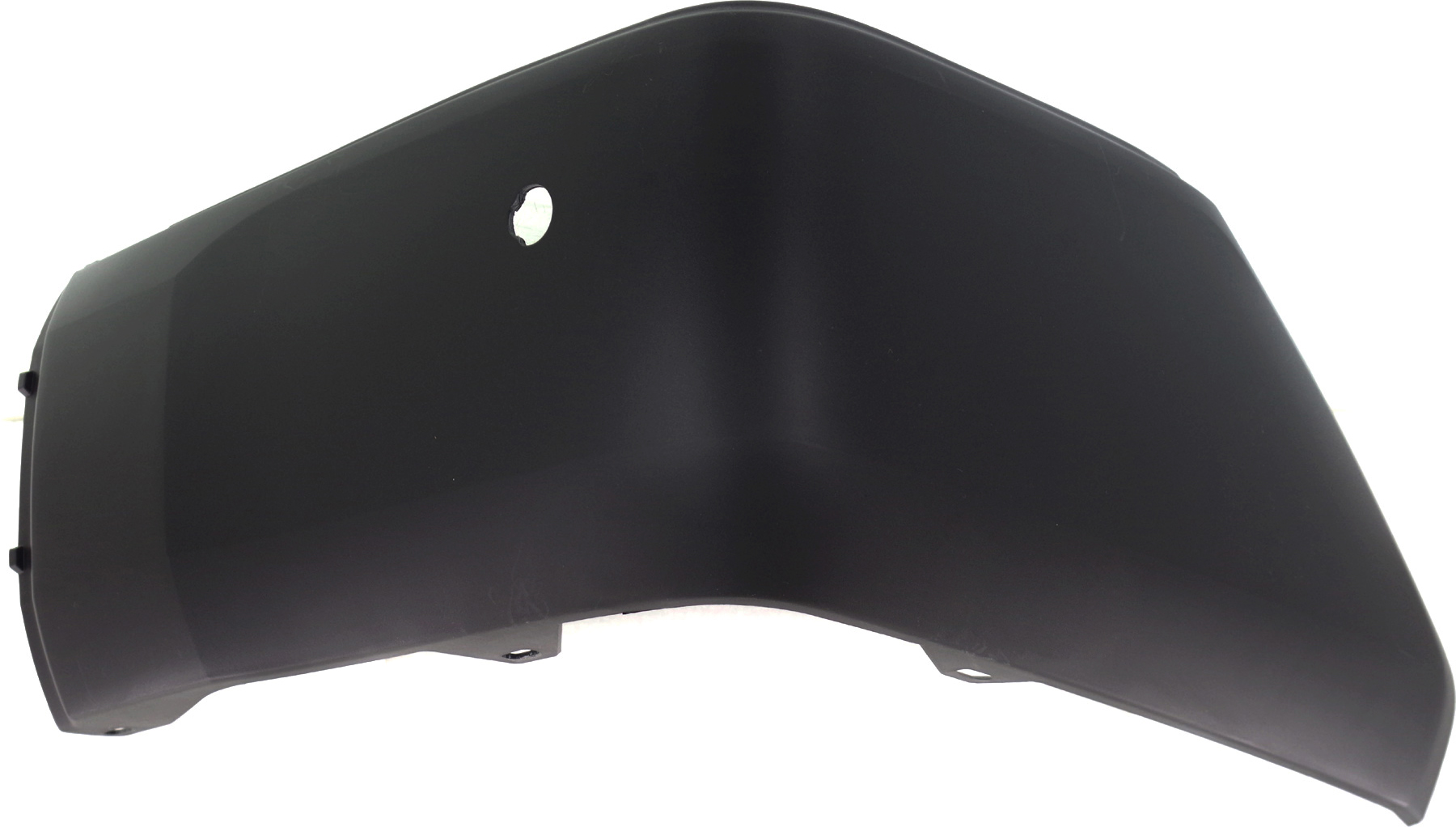 AM TUNDRA 14-21 REAR BUMPER END RH Cover Extension Textured Plastic Resin Type w Park Assist Sensor Holes CAPA SKU REPT761123Q Partslink TO1117109C OEM 521550C903