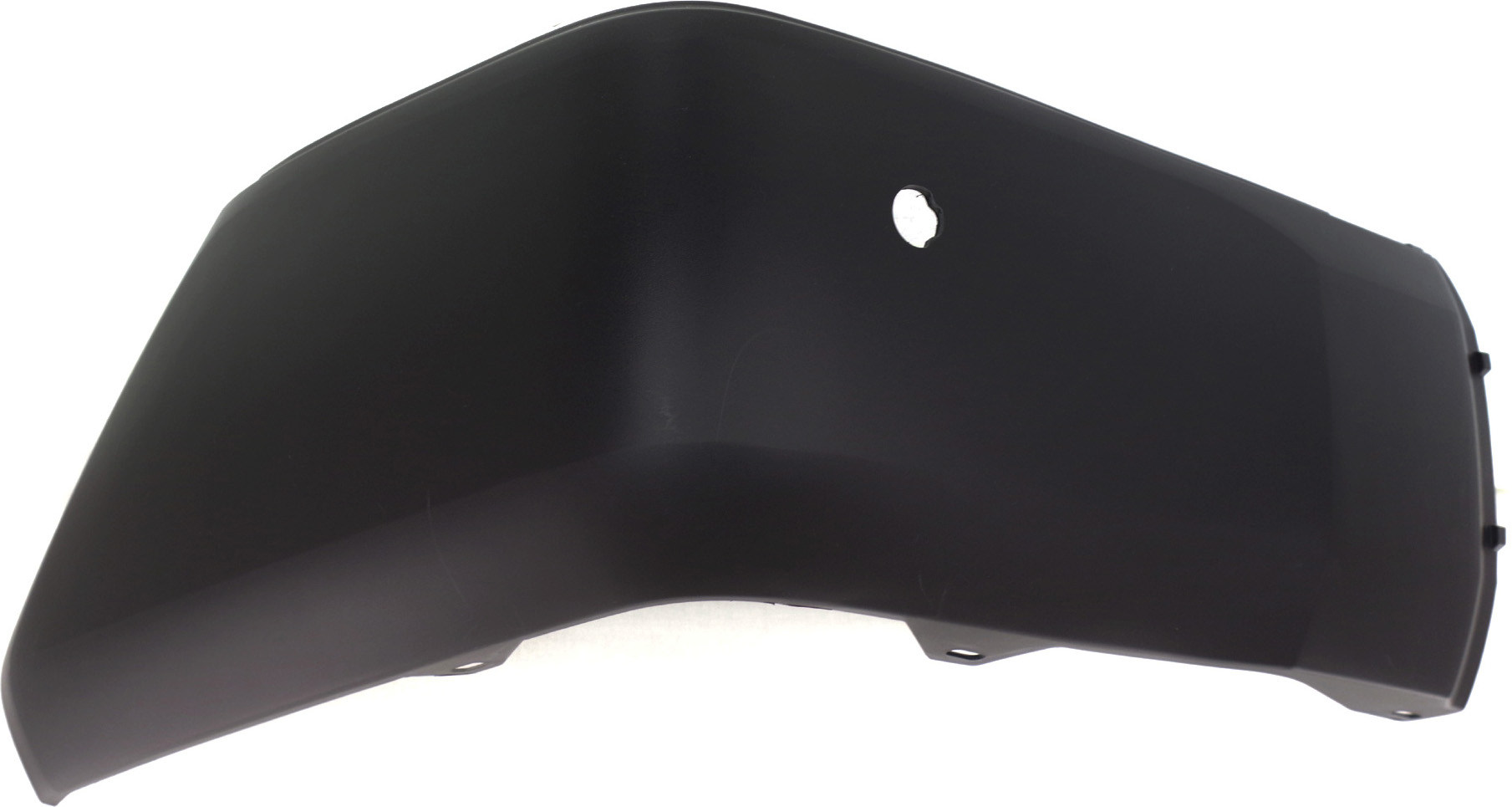 AM TUNDRA 14-21 REAR BUMPER END LH Cover Extension Textured Plastic Resin Type w Park Assist Sensor Holes CAPA SKU REPT761124Q Partslink TO1116109C OEM 521560C903