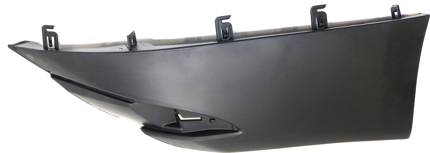 AM PRIUS 16-18 REAR BUMPER END RH Outer Extension Primed 18 In. Wheels SKU REPT761137 Partslink TO1105134 OEM 5256547901