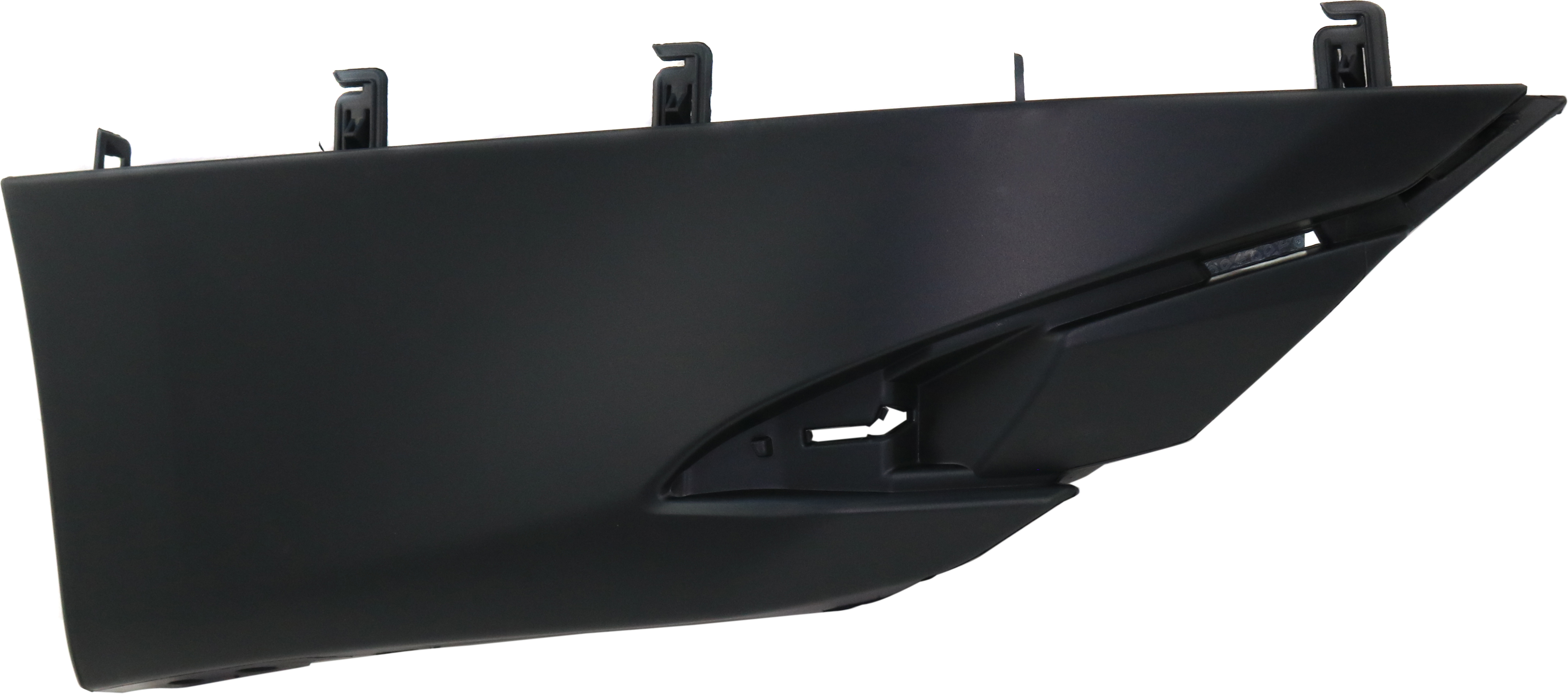 AM PRIUS 16-18 REAR BUMPER END LH Outer Extension Primed 18 In. Wheels CAPA SKU REPT761138Q Partslink TO1104134C OEM 5256647901