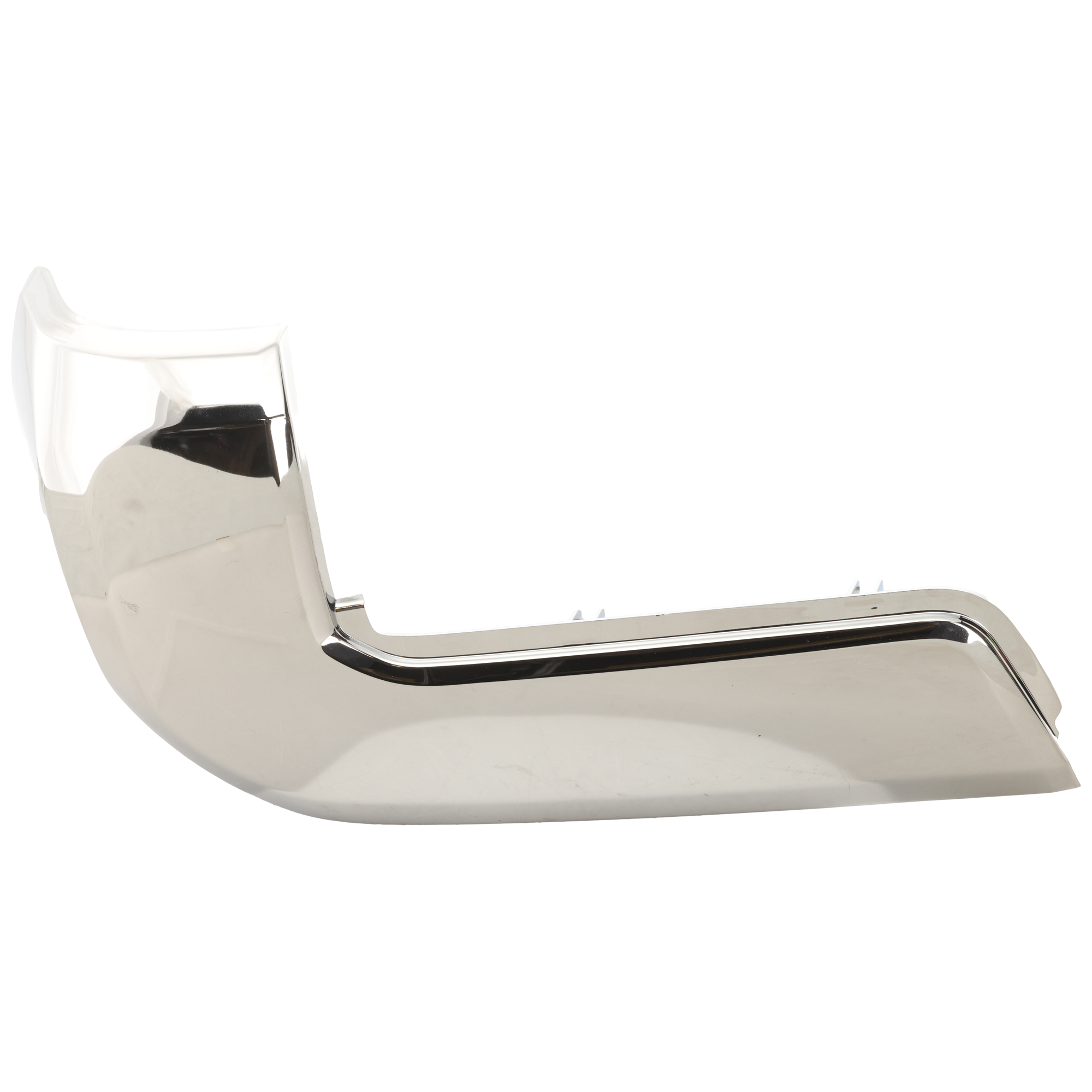 AM TACOMA 16-23 REAR BUMPER END LH End Cap Chrome w o Park Assist Sensor Holes Exc. Limited and TRD Pro Models SKU REPT761140 Partslink TO1104131 OEM 5215604020