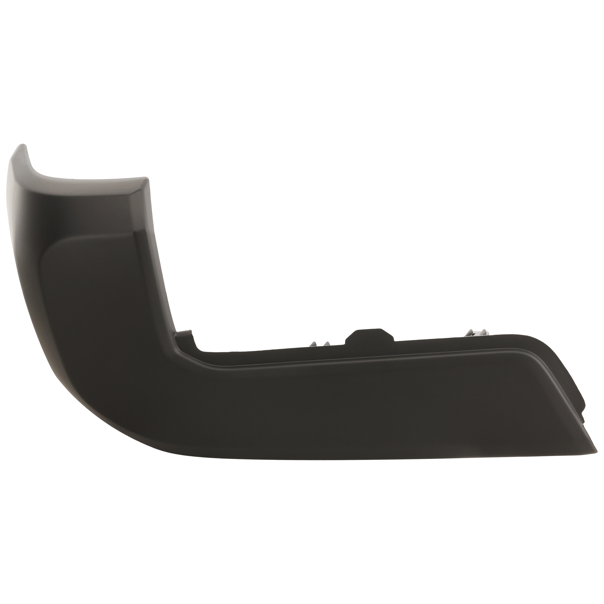 AM TACOMA 16-23 REAR BUMPER END LH End Cap Black w o Park Assist Sensor Holes Exc. Limited TRD Pro Models SKU REPT761144 Partslink TO1104133 OEM 5215604010