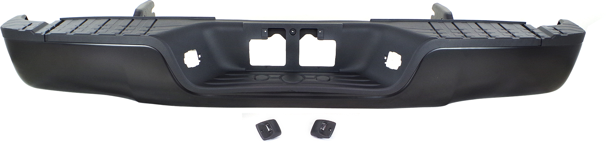 AM TUNDRA 07-13 STEP BUMPER FACE BAR AND PAD w Pad Provision w Mounting Bracket Black w o PAS Holes w Rock Warrior Pkg Fleetside SKU REPT823704 Partslink TO1103115 OEM 521510C081 PFM