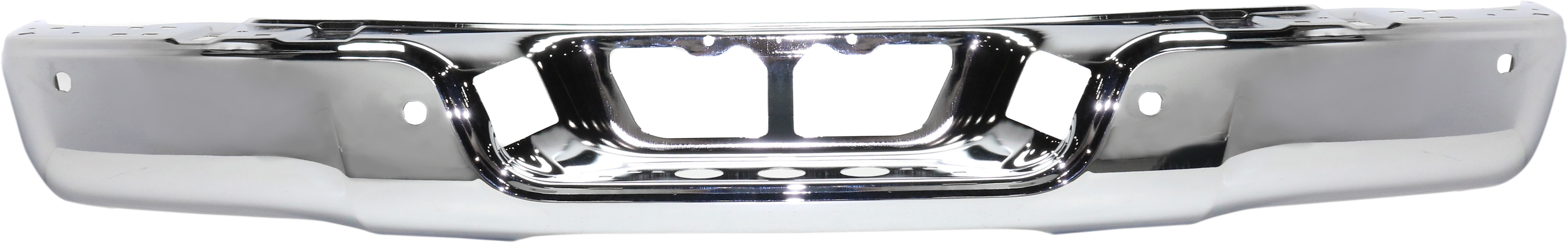 AM TUNDRA 07-13 STEP BUMPER FACE BAR ONLY w o Pad w Pad Provision w o Mounting Bracket Chrome w PAS Holes w o Rock Warrior Pkg Fleetside SKU REPT823707 Partslink TO1102245 OEM 521510C090