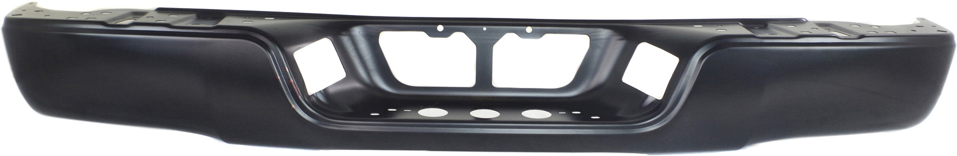 AM TUNDRA 07-13 STEP BUMPER FACE BAR ONLY w o Pad w Pad Provision w o Mounting Bracket Black w o PAS Holes w Rock Warrior Pkg Fleetside SKU REPT823902 Partslink TO1102248 OEM 521510C081