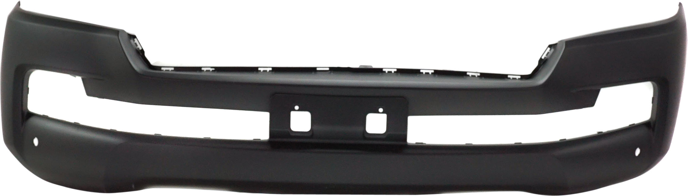 AM LAND CRUISER 16-17 FRONT BUMPER COVER Primed w o Headlight Washer Holes w Parking Aid Sensor Holes SKU REPTY010305P Partslink TO1000422 OEM 521196B950