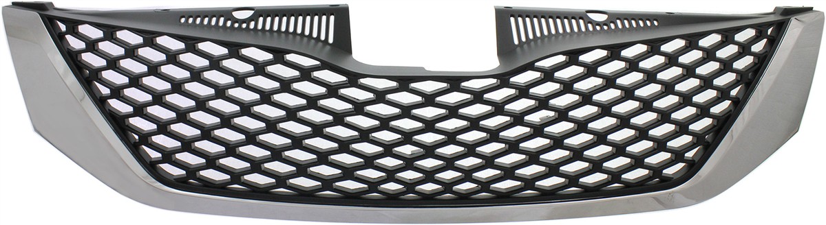 AM SIENNA 11-17 GRILLE Chrome Shell Black Insert w o Radar Cruise Control SE Model SKU REPTY070103 Partslink TO1200356 OEM 5310108120