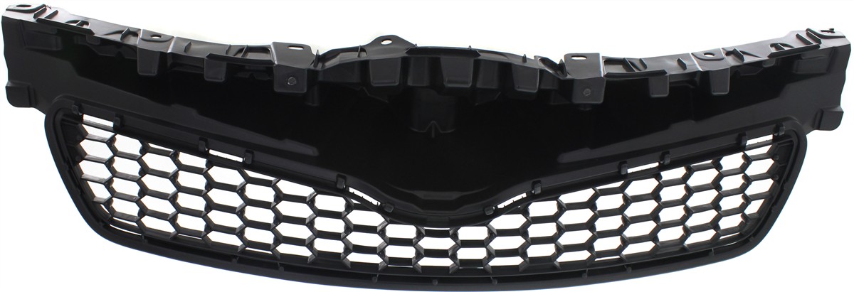AM YARIS 12-14 GRILLE Painted Black Shell and Insert Hatchback SE Model SKU REPTY070108 Partslink TO1200358 OEM 5311152640