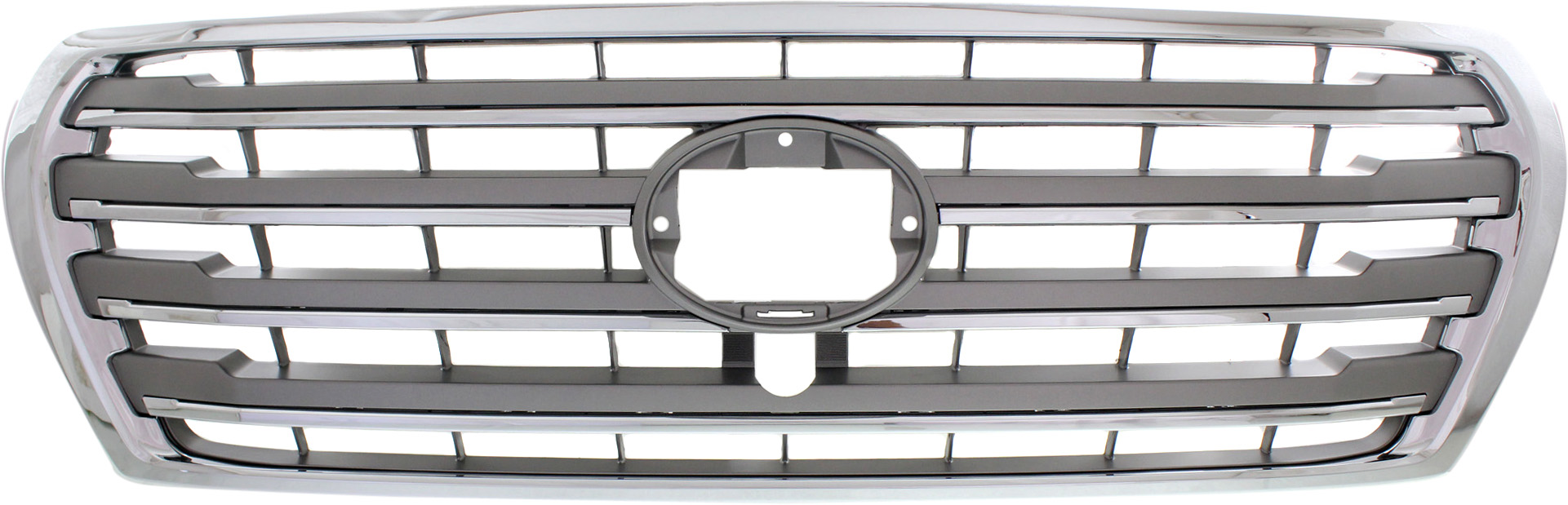 AM LAND CRUISER 13-15 GRILLE Chrome Shell Painted Silver Insert SKU REPTY070116 Partslink TO1200370 OEM 5310160916