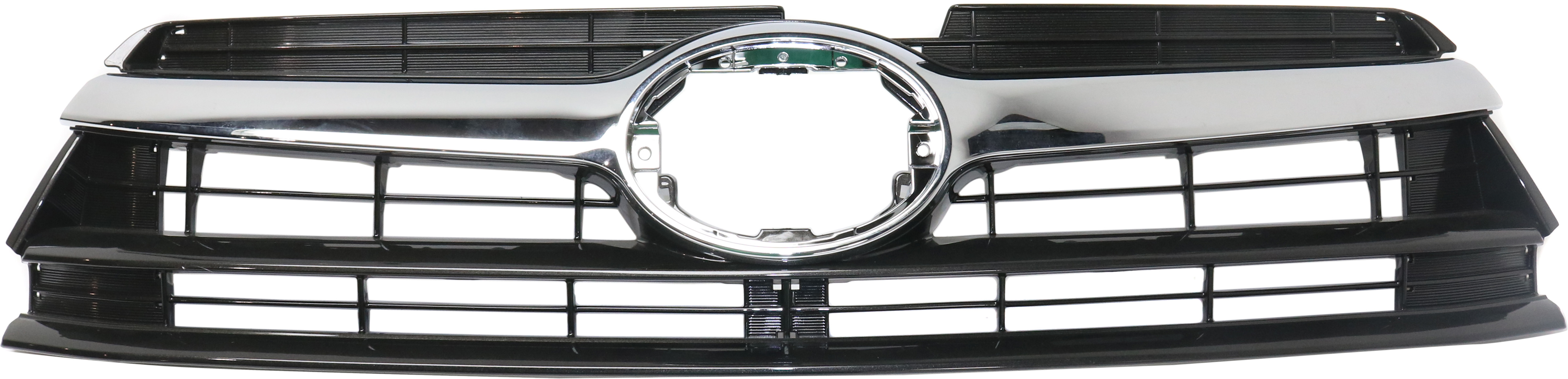 AM HIGHLANDER 14-16 GRILLE Gray Shell and Insert w Chrome Molding CAPA SKU REPTY070119Q Partslink TO1200371C OEM 531010E170