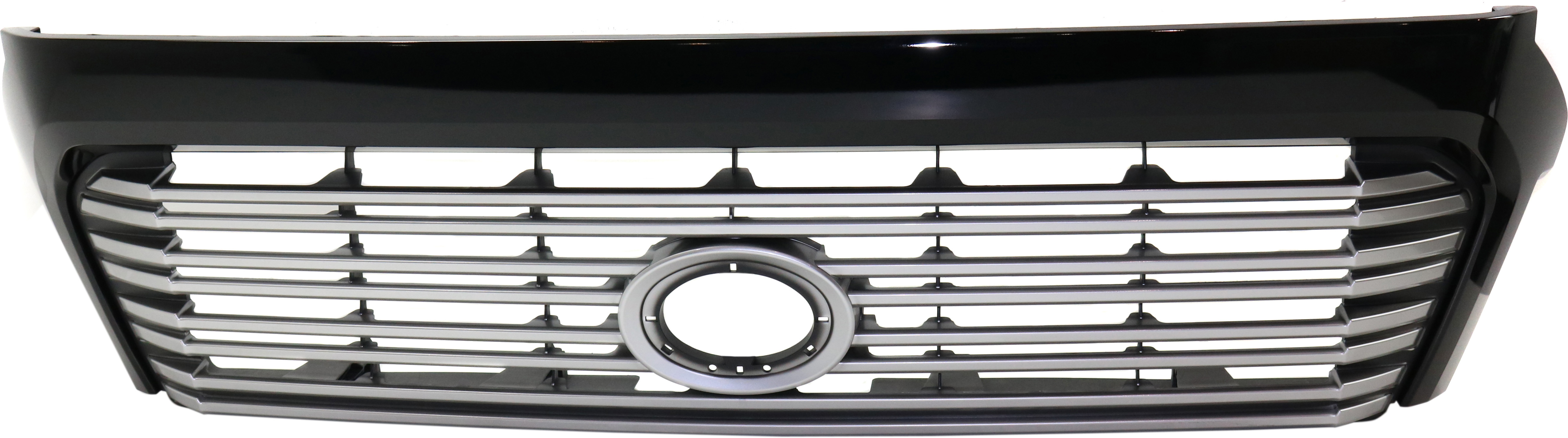 AM TUNDRA 14-17 GRILLE Painted Silver Shell Gray Insert w Blk Mldg w Front Emblem Platinum Model CAPA SKU REPTY070128Q Partslink TO1200375C OEM 531000C320C0