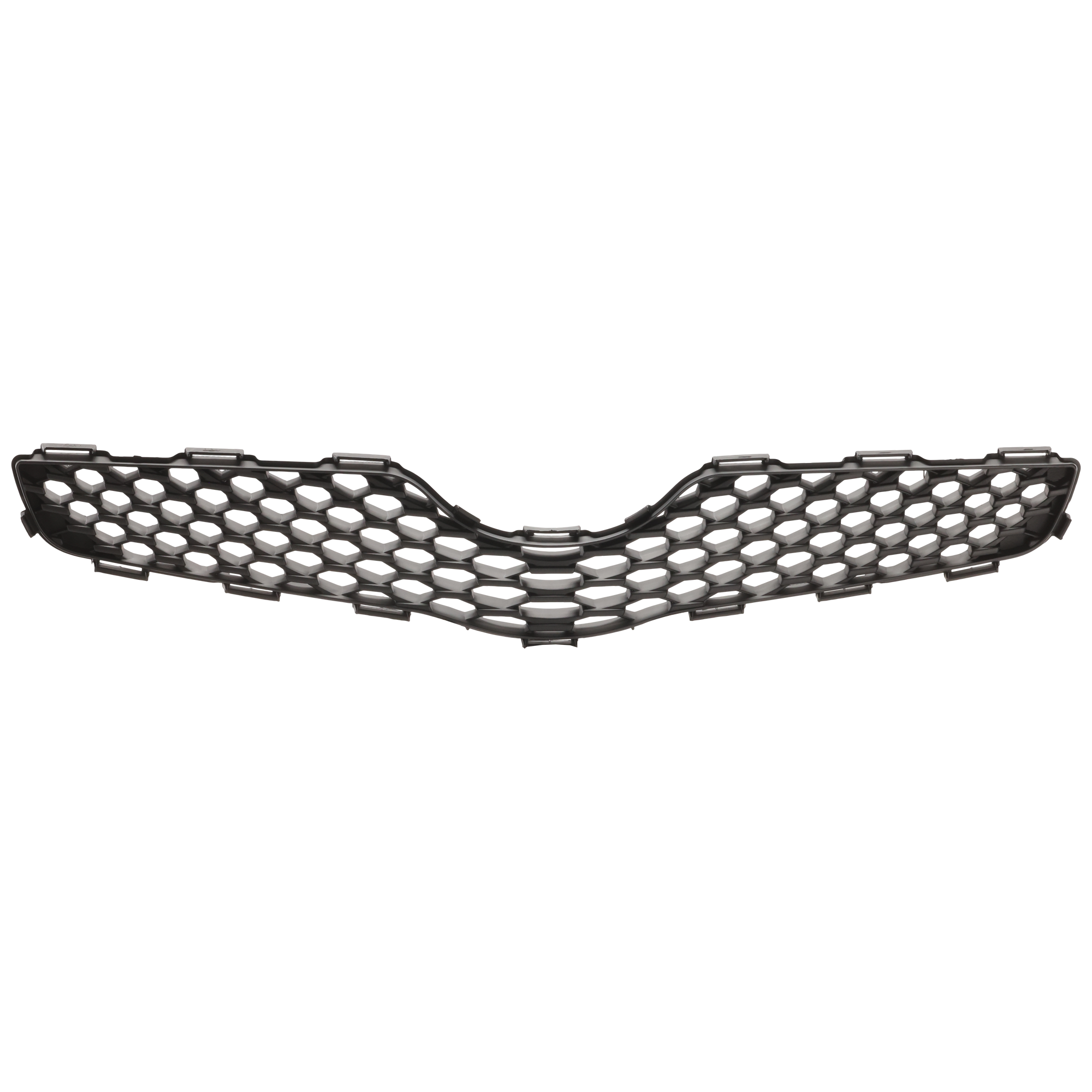 AM YARIS 09-11 GRILLE Textured Black Shell and Insert Hatchback SKU REPTY070130 Partslink TO1200342 OEM 5311152530