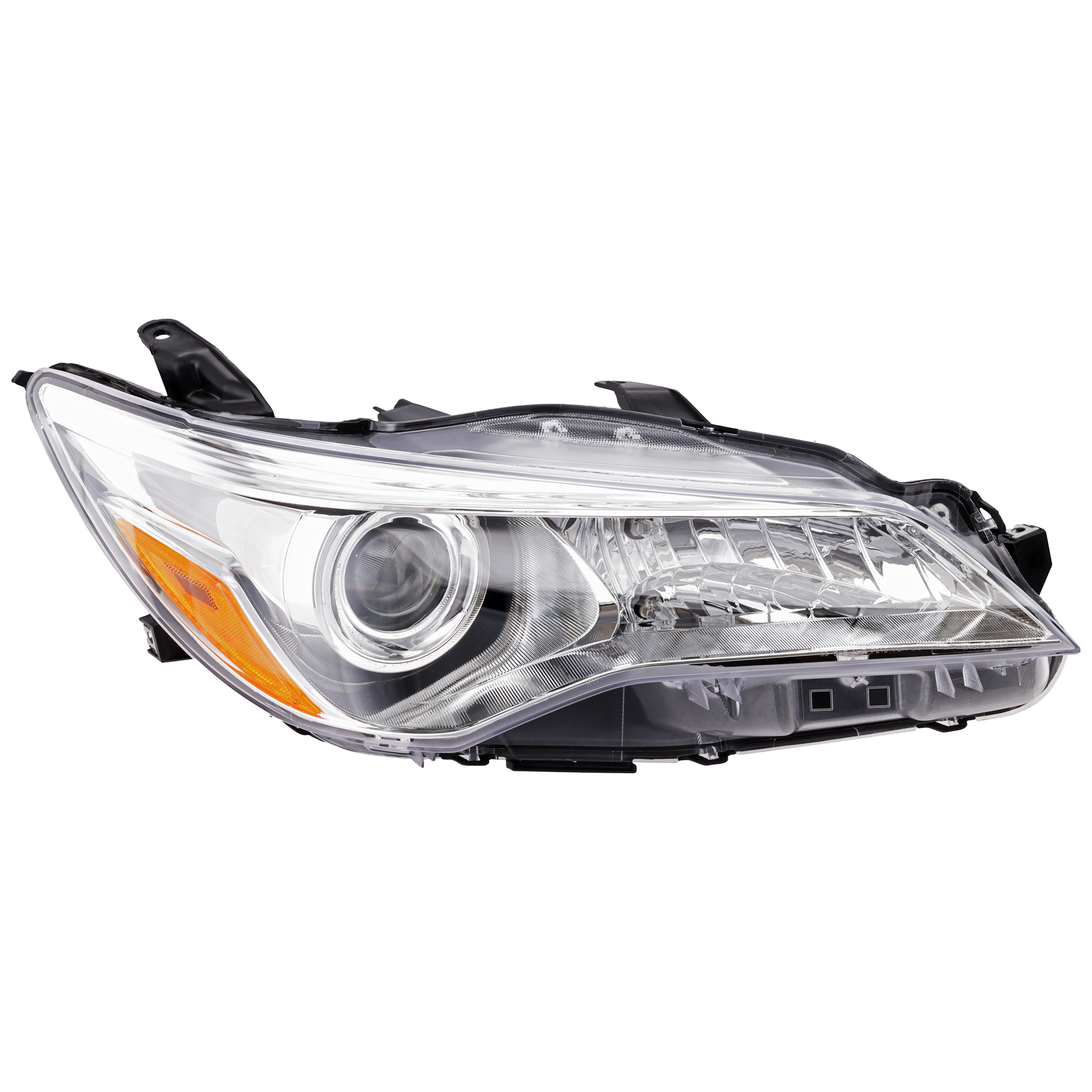 AM CAMRY 15-17 HEAD LAMP RH Assembly Halogen LE XLE Models SKU REPTY100107 Partslink TO2503222 OEM 8111006860
