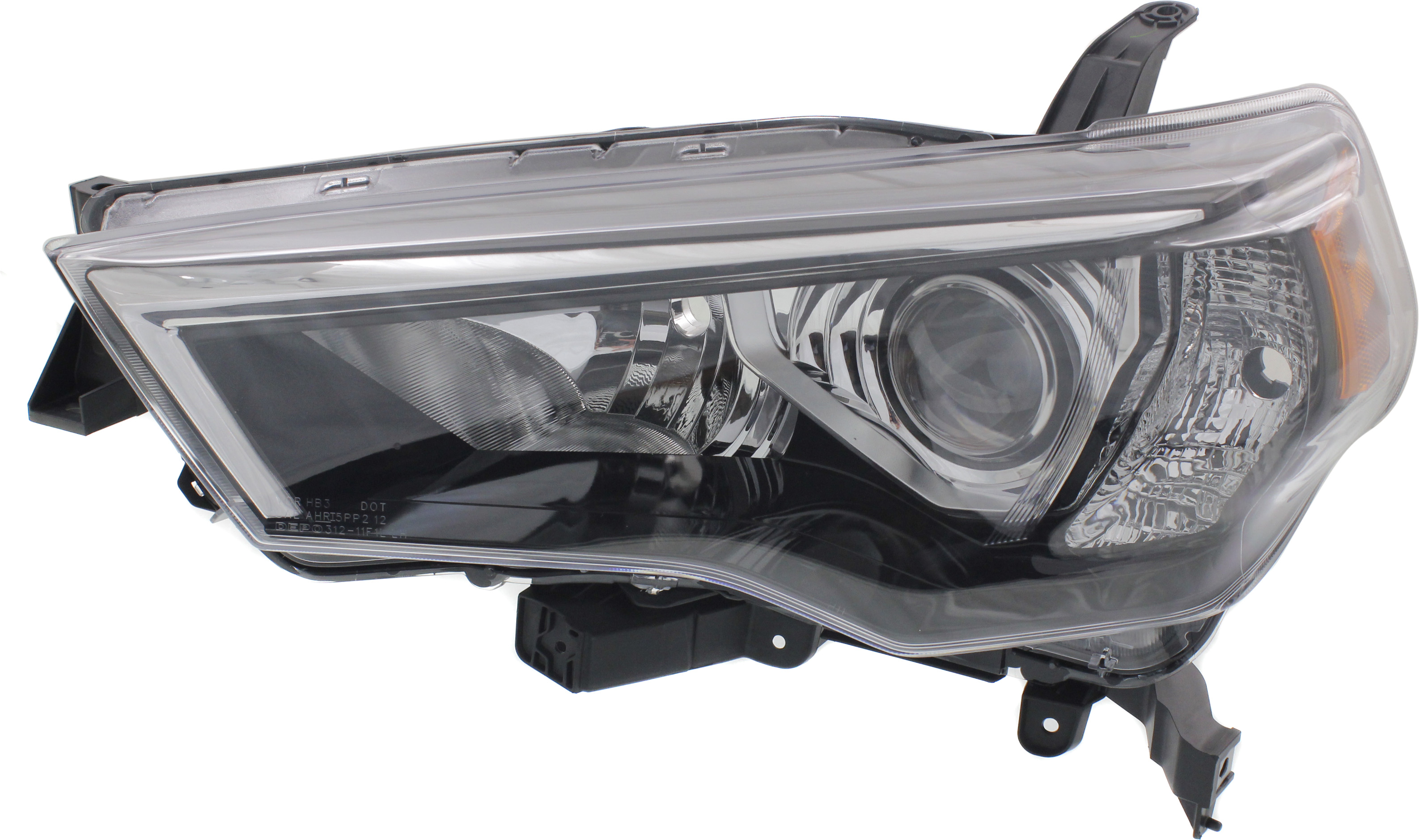 AM 4RUNNER 14-20 HEAD LAMP LH Lens and Housing Halogen Black Interior CAPA SKU REPTY100116Q Partslink TO2518150C OEM 8117035571