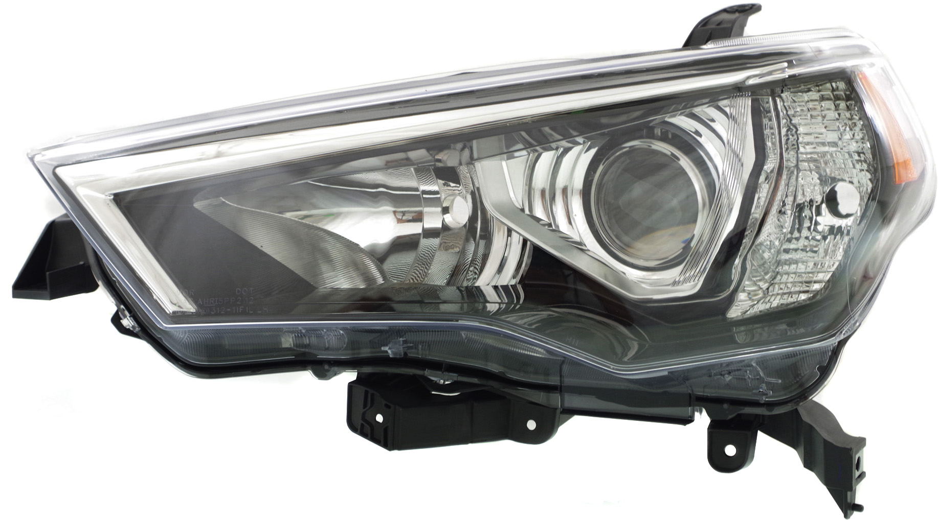 AM 4RUNNER 14-20 HEAD LAMP LH Lens and Housing Halogen Black Interior SKU REPTY100116 Partslink TO2518150 OEM 8117035571
