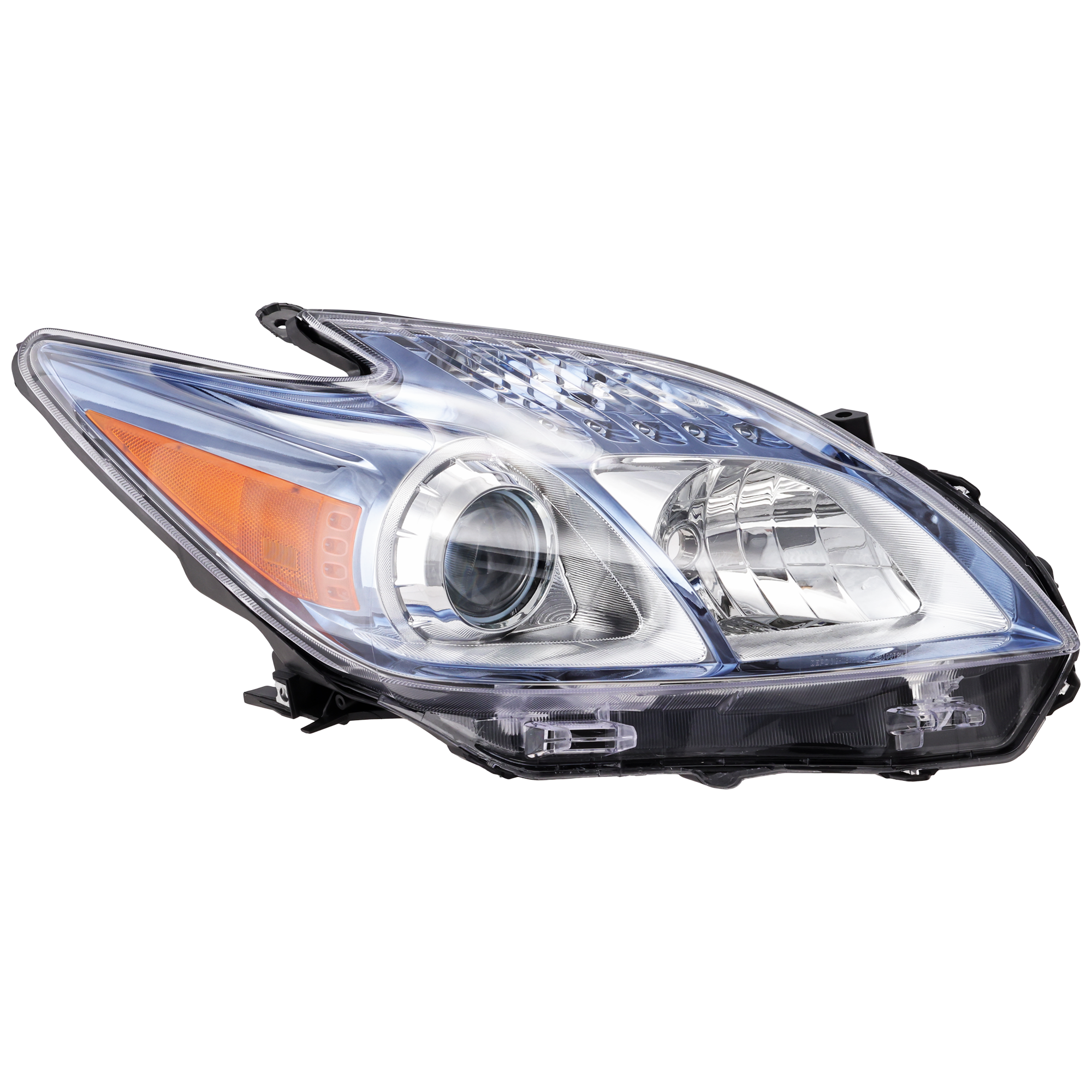 AM PRIUS PLUG IN 12-15 HEAD LAMP RH Lens and Housing Halogen CAPA SKU REPTY100129Q Partslink TO2519136C OEM 8113047550