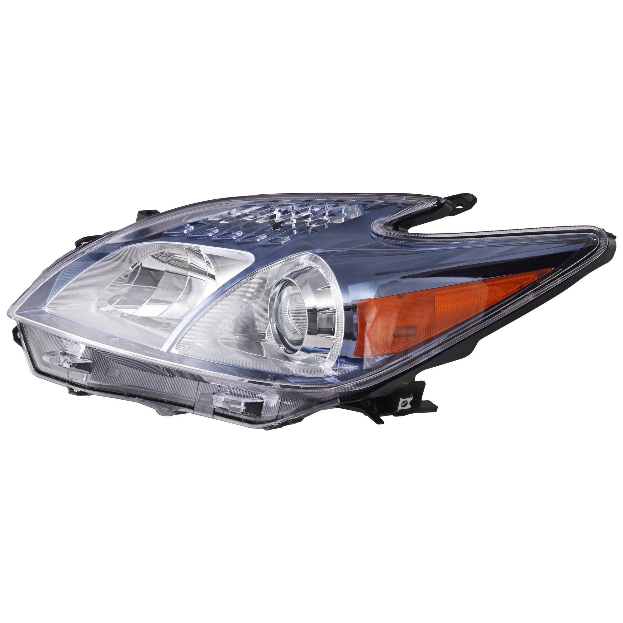 AM PRIUS PLUG IN 12-15 HEAD LAMP LH Lens and Housing Halogen CAPA SKU REPTY100130Q Partslink TO2518136C OEM 8117047550