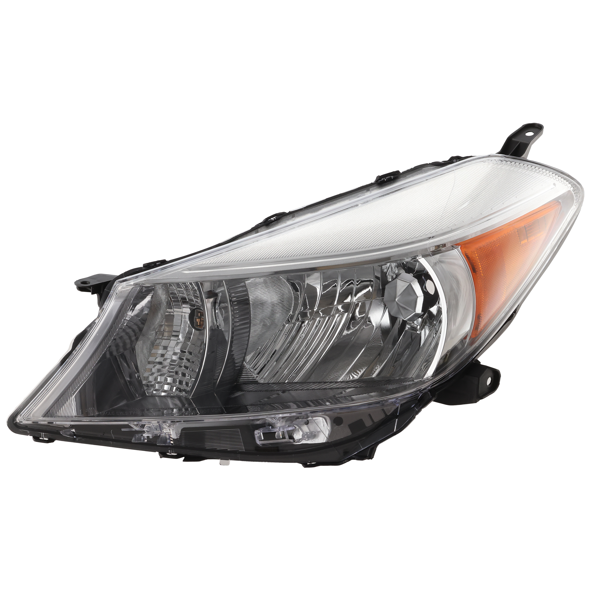 AM YARIS 12-14 HEAD LAMP LH Lens and Housing Halogen Standard Type Hatchback SKU REPTY100132 Partslink TO2518132 OEM 8117052D30