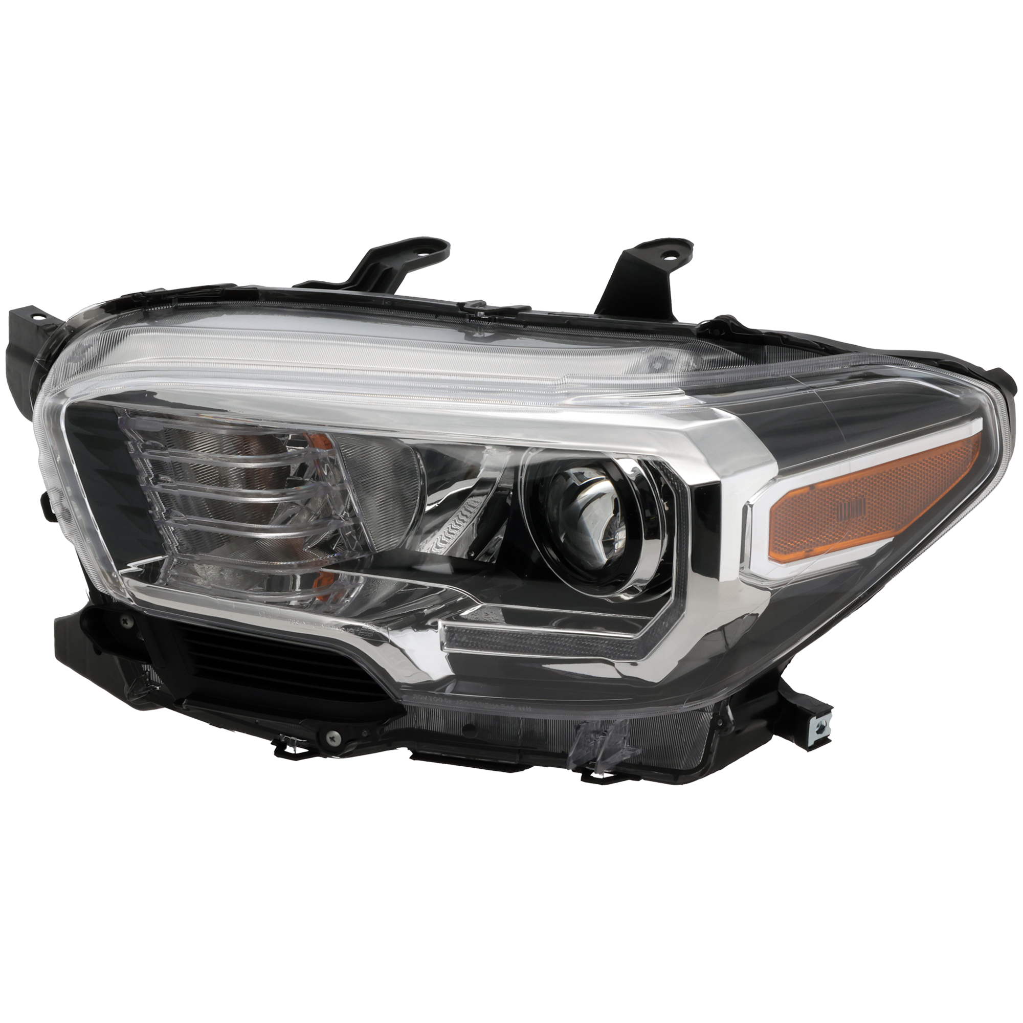 AM TACOMA 16-23 HEAD LAMP LH Assembly Halogen w LED Daytime Running Lights CAPA SKU REPTY100142Q Partslink TO2502244C OEM 8115004270