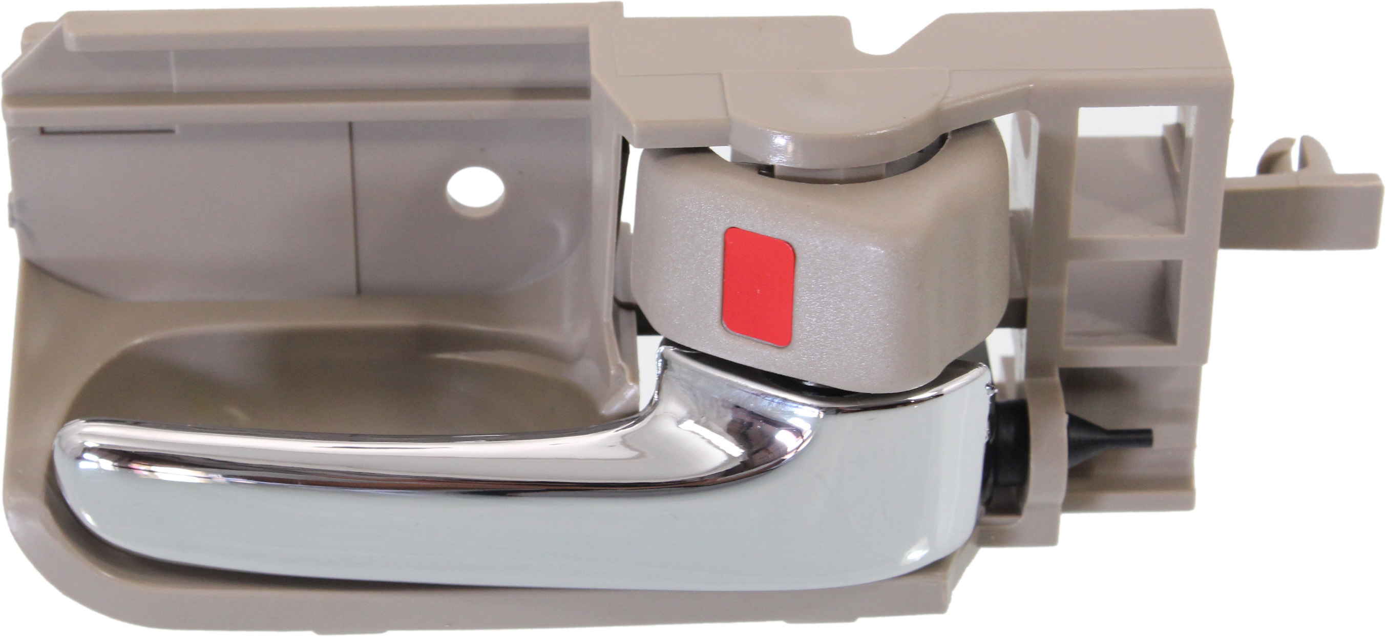 AM COROLLA MATRIX 03-08 TACOMA 05-12 FRONT INTERIOR DOOR HANDLE RH Chrome Lever+Brown Bezel =REAR SKU REPTY462143 Partslink TO1353138 OEM 6920502090E0-6920502090