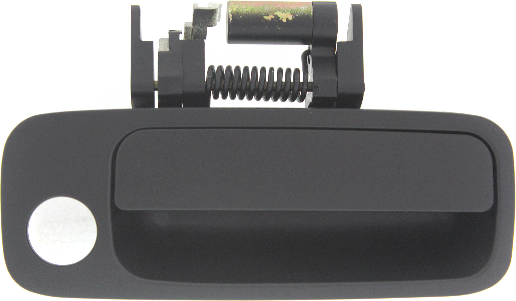 AM SOLARA 99-03 FRONT EXTERIOR DOOR HANDLE RH Primed Black w Keyhole Plastic SKU REPTY462171 Partslink TO1311149 OEM 6921006030C0