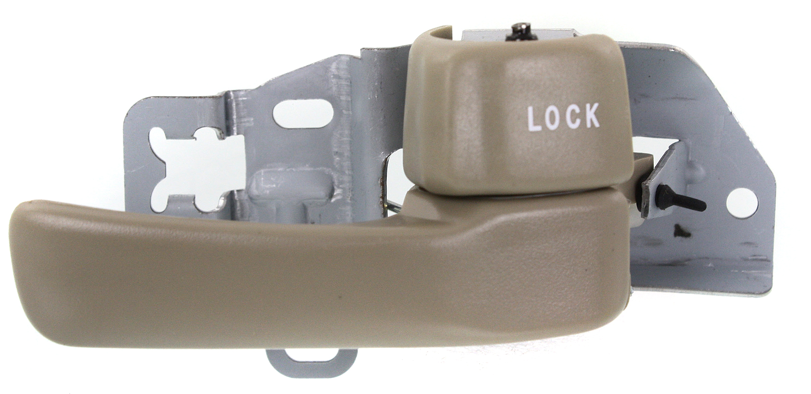 AM CAMRY 92-96 FRONT INTERIOR DOOR HANDLE RH Beige Taupe w o Case Plastic+Metal =REAR SKU REPTY462341 Partslink TO1353183 OEM 6920532071K0