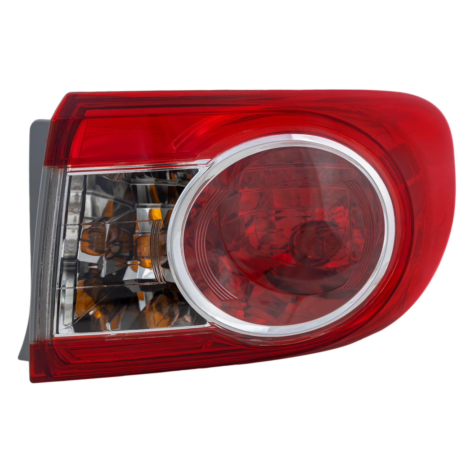 AM COROLLA 11-13 TAIL LAMP RH Outer Assembly North America Built Vehicle CAPA SKU REPTY730103Q Partslink TO2805111C OEM 8155002580