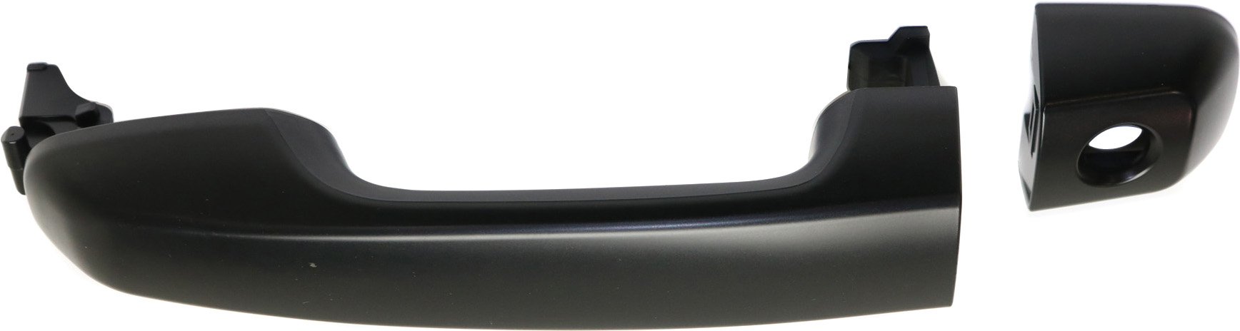 AM LAND CRUISER 09-20-4RUNNER 10-20 FRONT EXTERIOR DOOR HANDLE LH Prmd Blk Plas w Keyhole w o Snsr SKU REPTYA462144 OEM 6921760150C0-6921160070C0