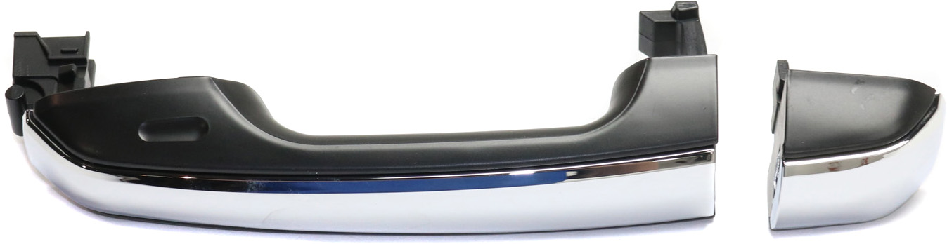 AM LAND CRUISER 09-20 GX460-10-21 FRONT EXTERIOR DOOR HANDLE RH Prmd Blk w Chr Insrt w o Keyhole and Snsr SKU REPTYA462145 OEM 6925035020-6921035180B0