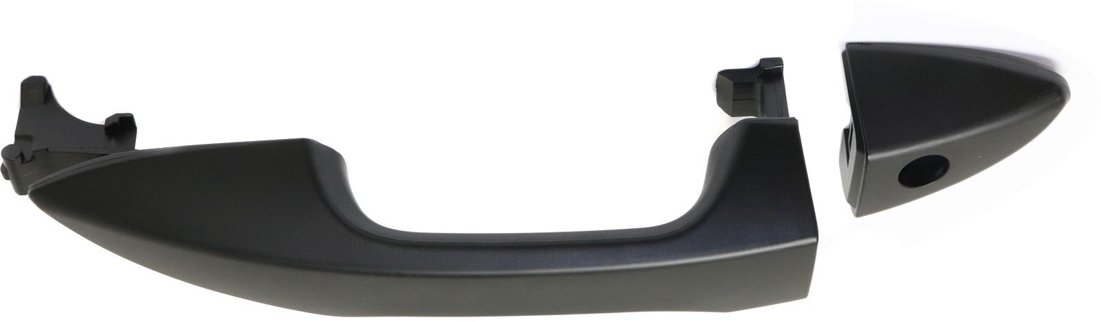 AM COROLLA 14-19 FRONT EXTERIOR DOOR HANDLE LH Smooth Black w Keyhole w o Smart Entry System SKU REPTYA462166 OEM 6921802904-6921202902